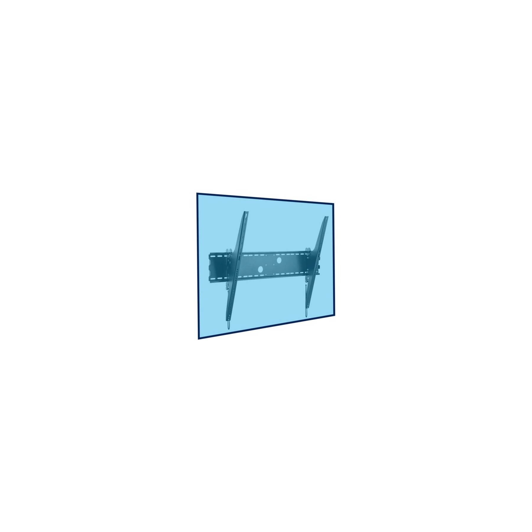 Support mural TV KIMEX inclinable pour TV 60 à 100''