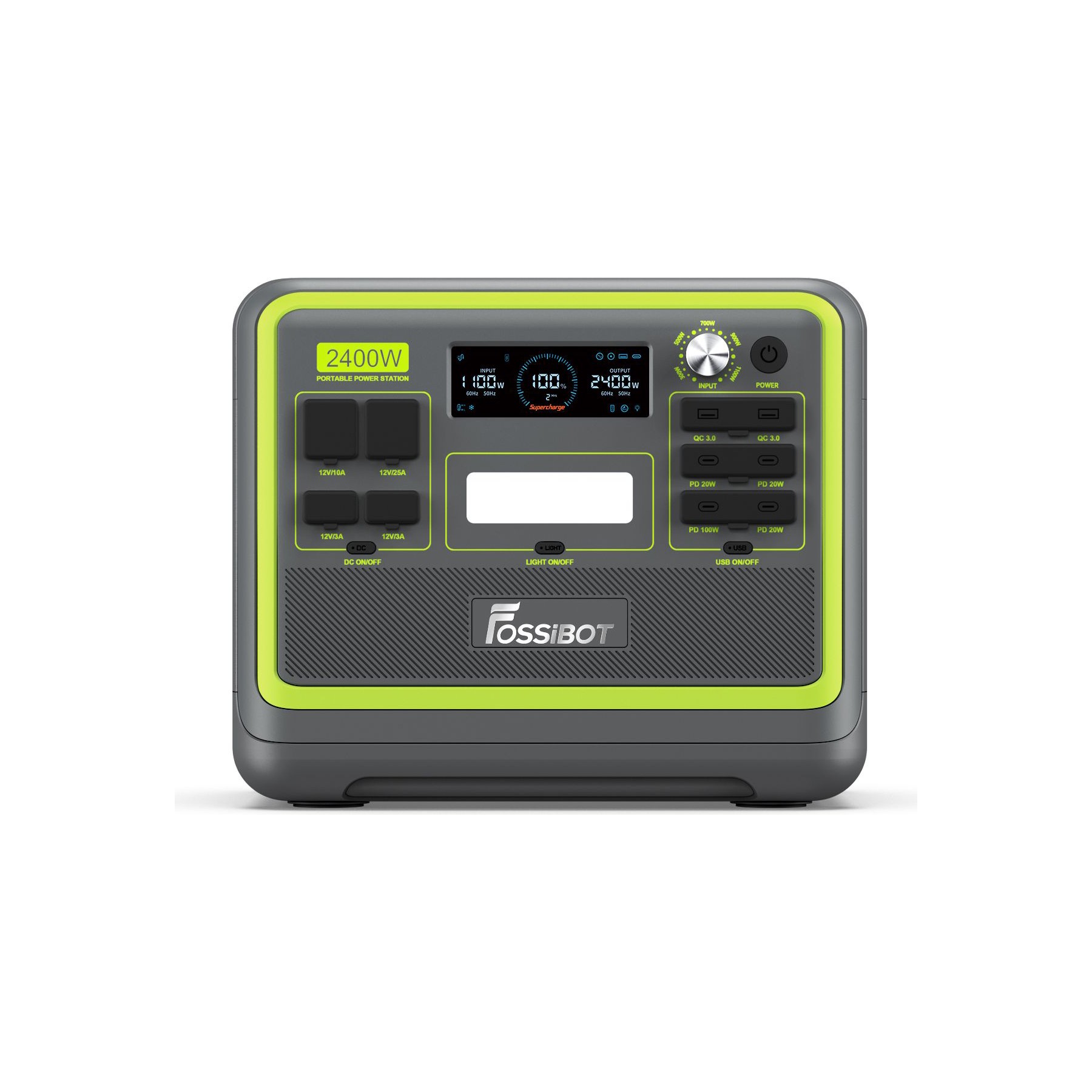 Batterie nomade FOSSIBOT F2400 2048Wh Station