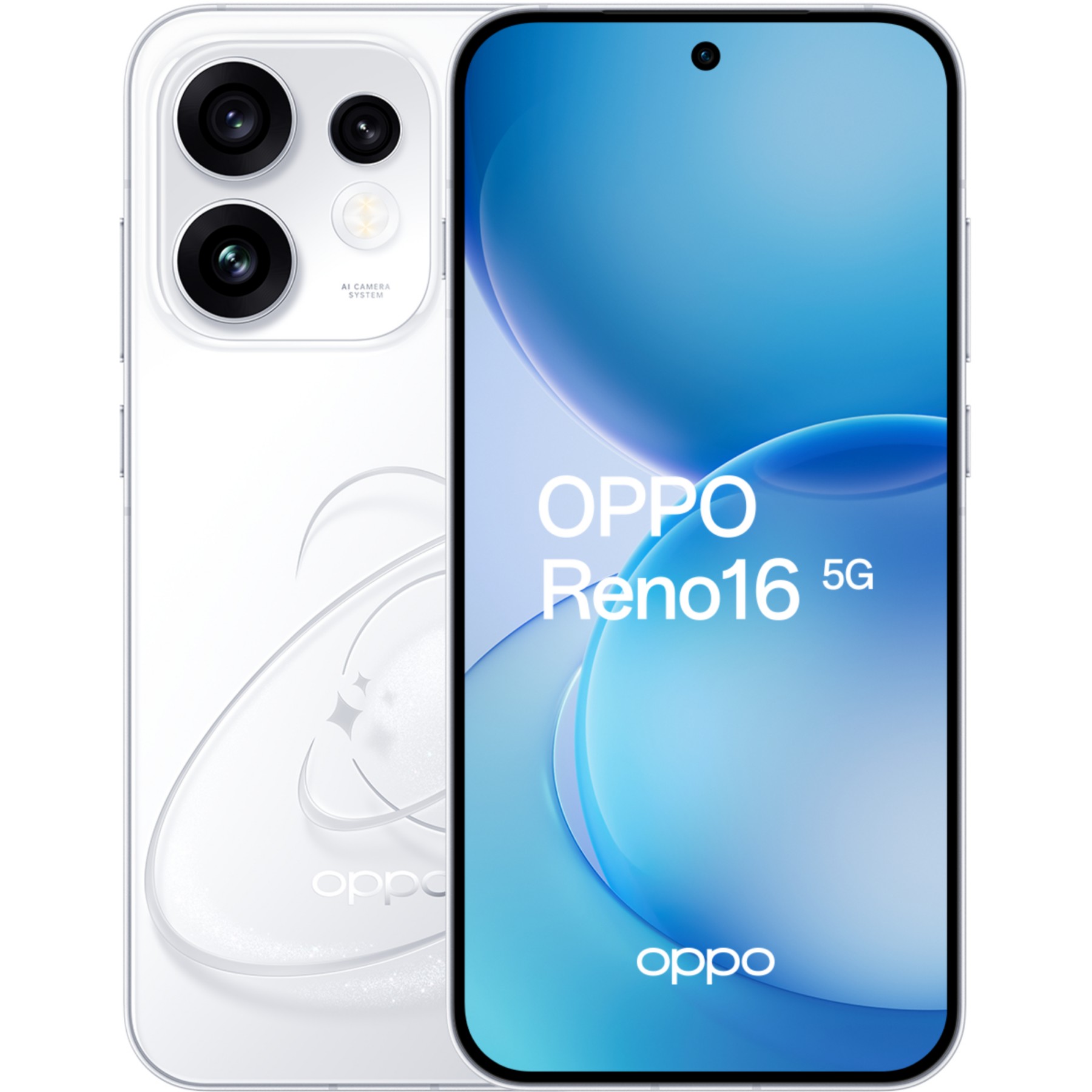 Smartphone OPPO Reno 16 512Go Blanc pop 5G