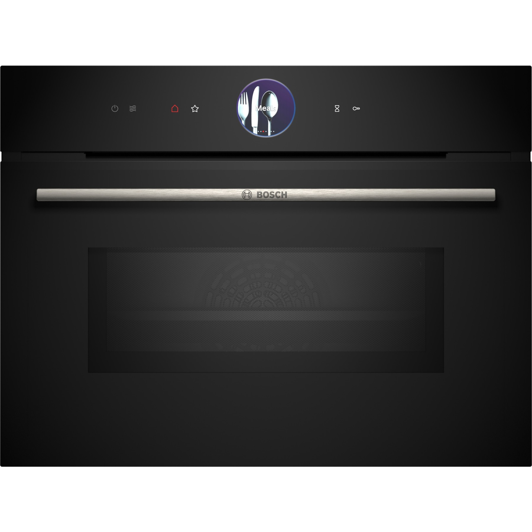 Four micro onde combiné BOSCH CMG7761B1 - Combiné micro-ondes - Pyrolyse - Porte froide - série 8 - Air Fry - Wifi