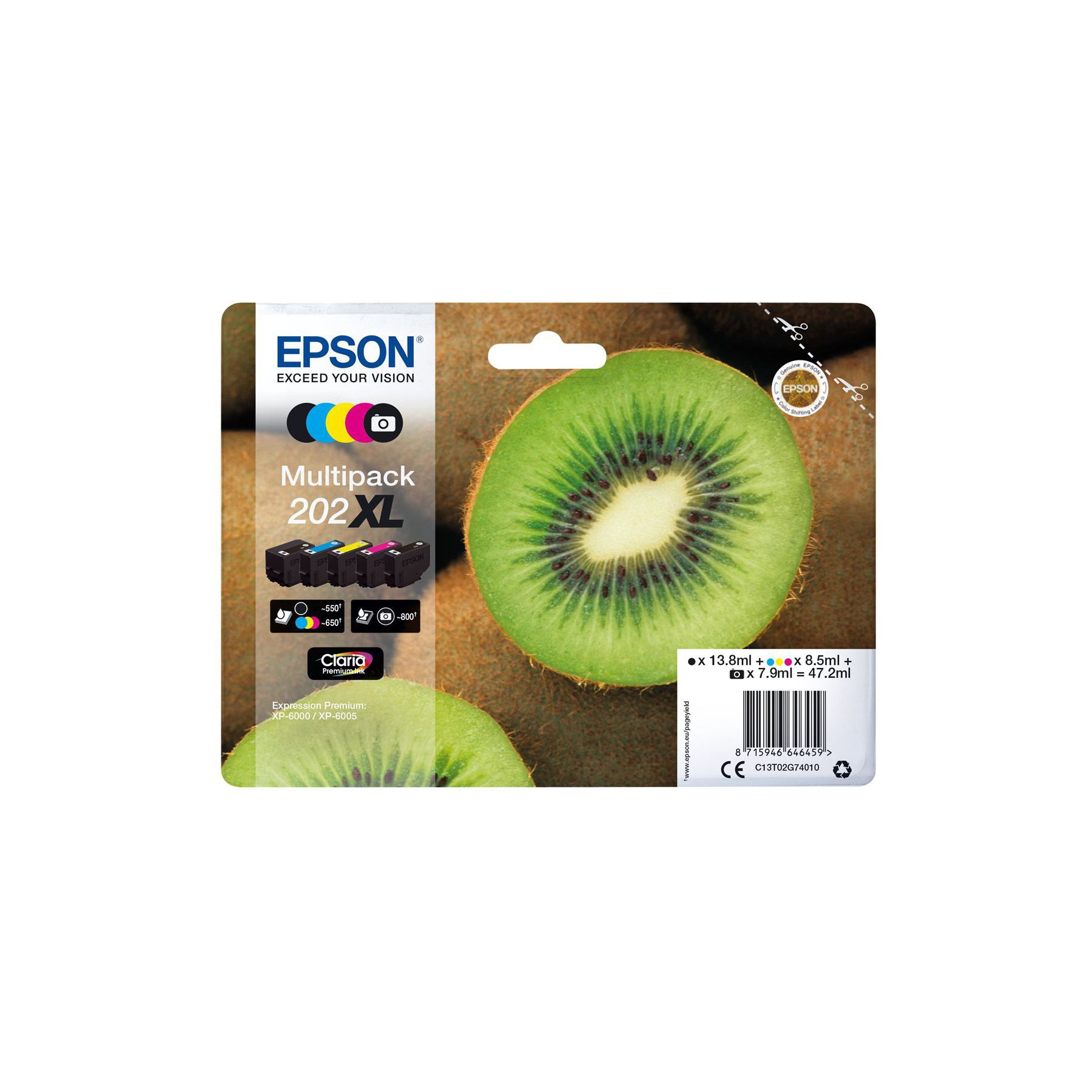Cartouche d'encre EPSON C13T02G74010