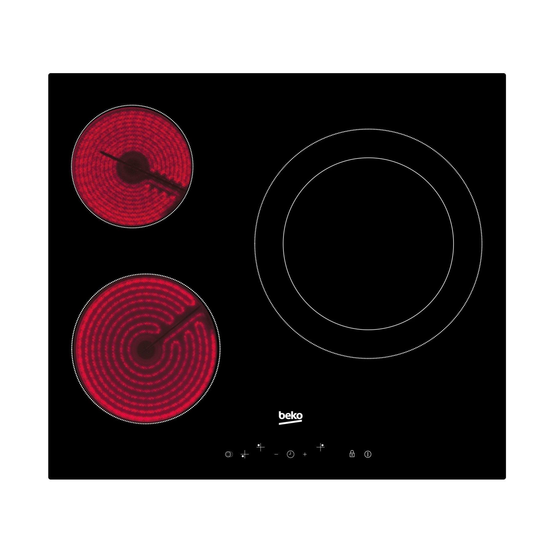 Plaque vitrocéramique BEKO HIC63402T 60 cm