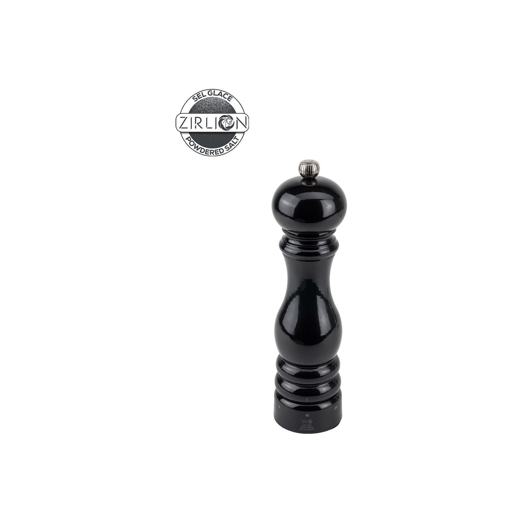 Moulin à sel PEUGEOT Paris u'Select Bois Laqué Noir 22cm