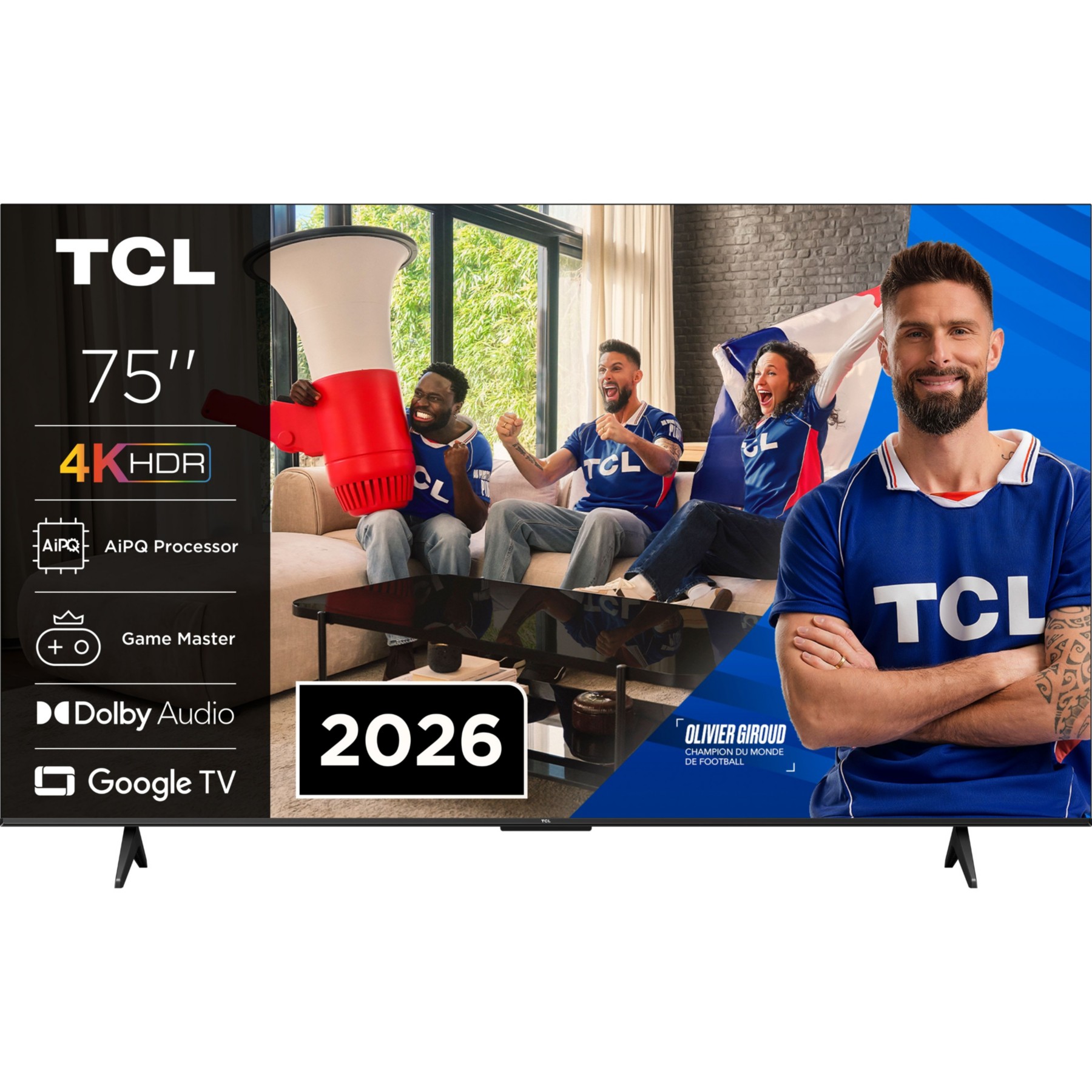 TV LED TCL 75P6L (2026) 75" (191 cm)  4K - Smart TV