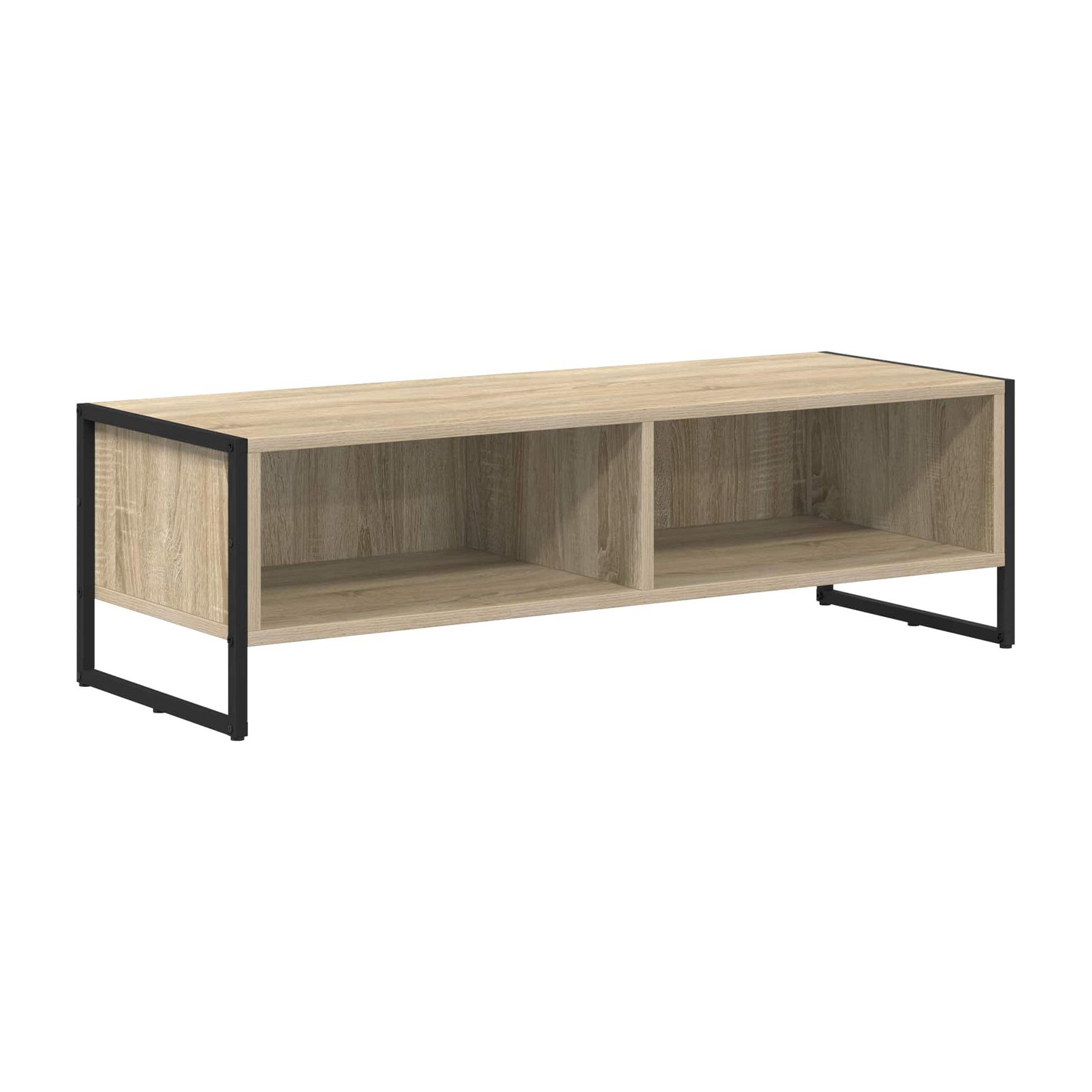 Meuble TV HELLOSHOP26 Meuble TV rectangulaire moderne pratique