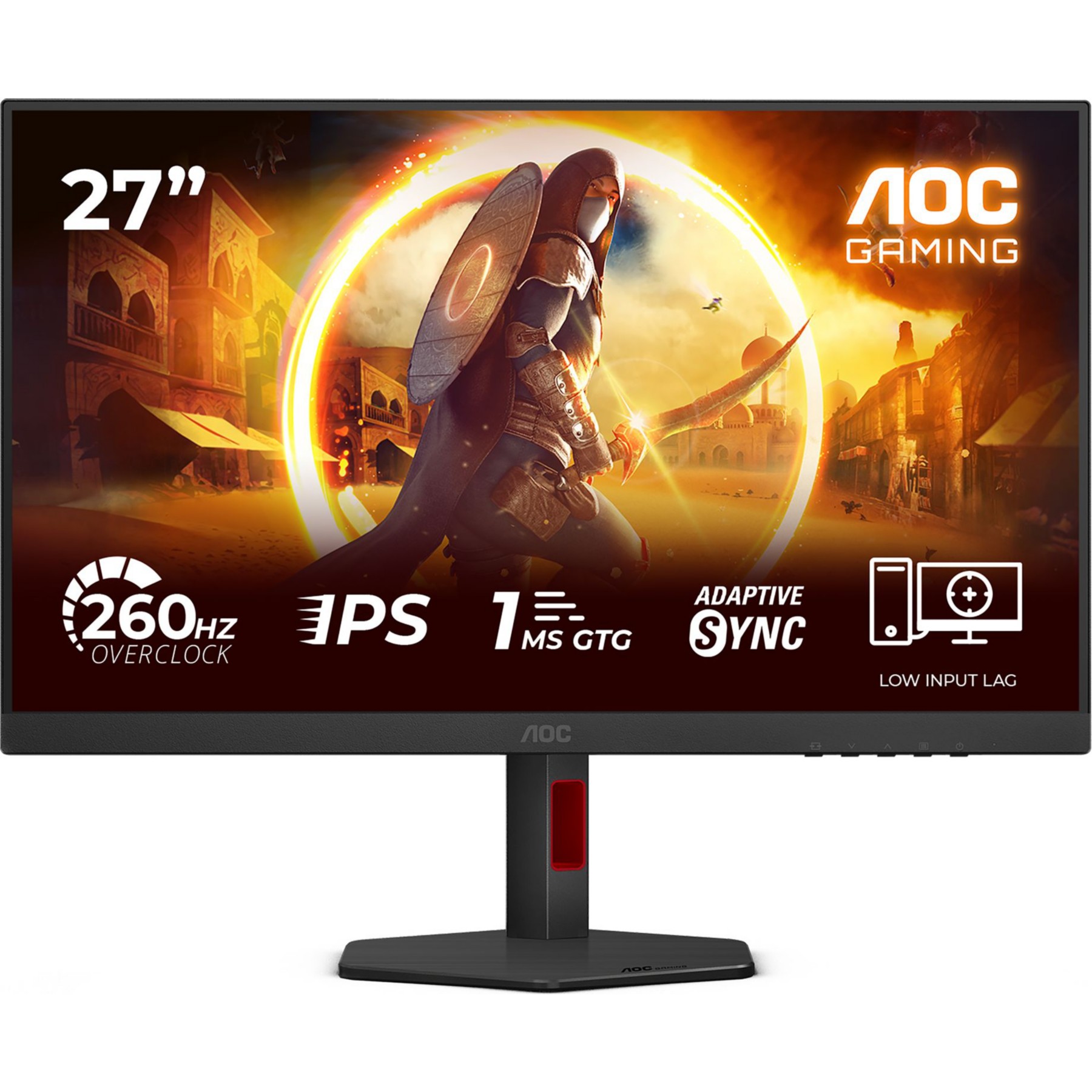 Ecran PC Gamer AOC AOC 27" LED - 27G4ZR