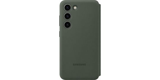 Etui SAMSUNG S23 Smart View porte-carte Khaki
