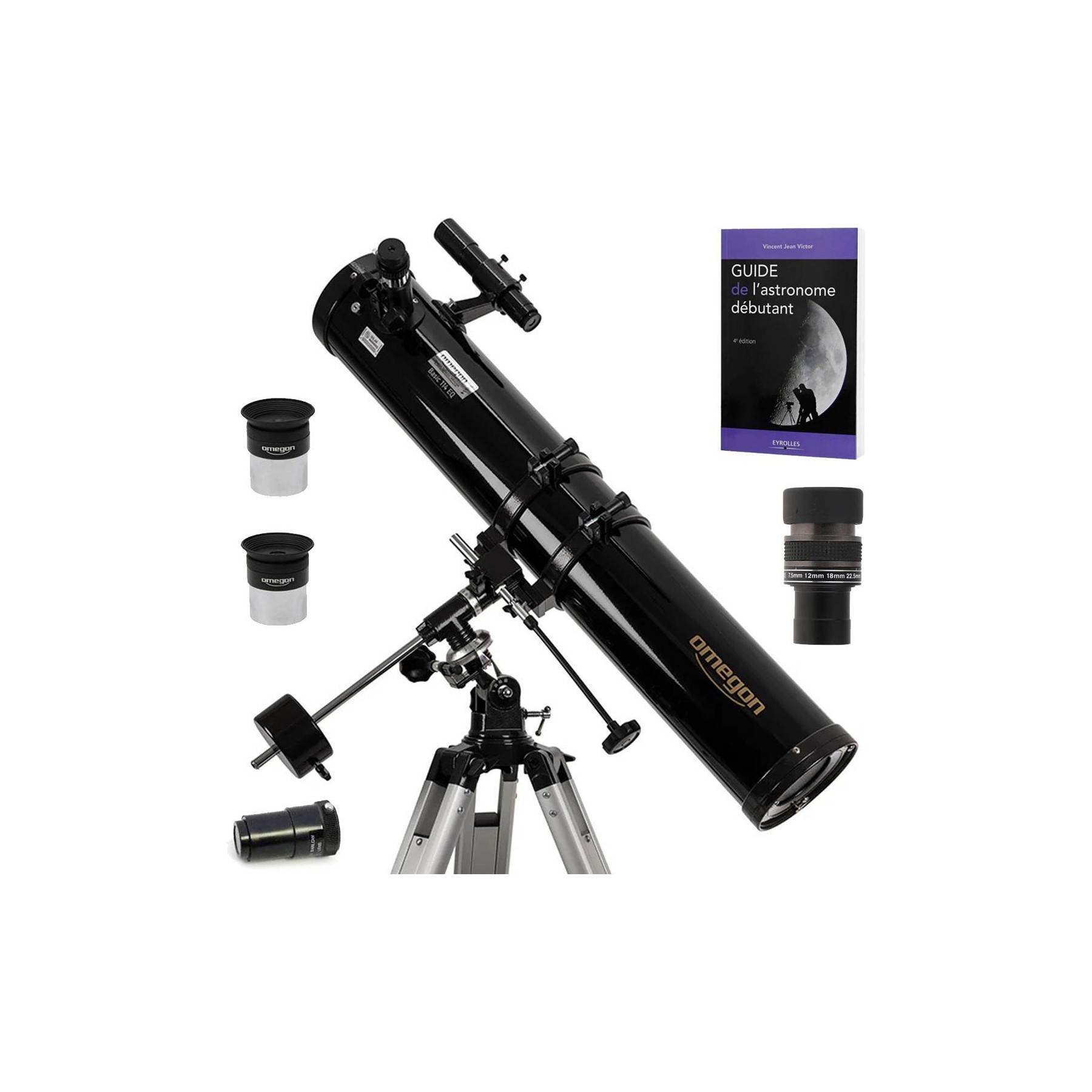 Télescope OMEGON Pack Complet Télescope Omegon 114/900 EQ