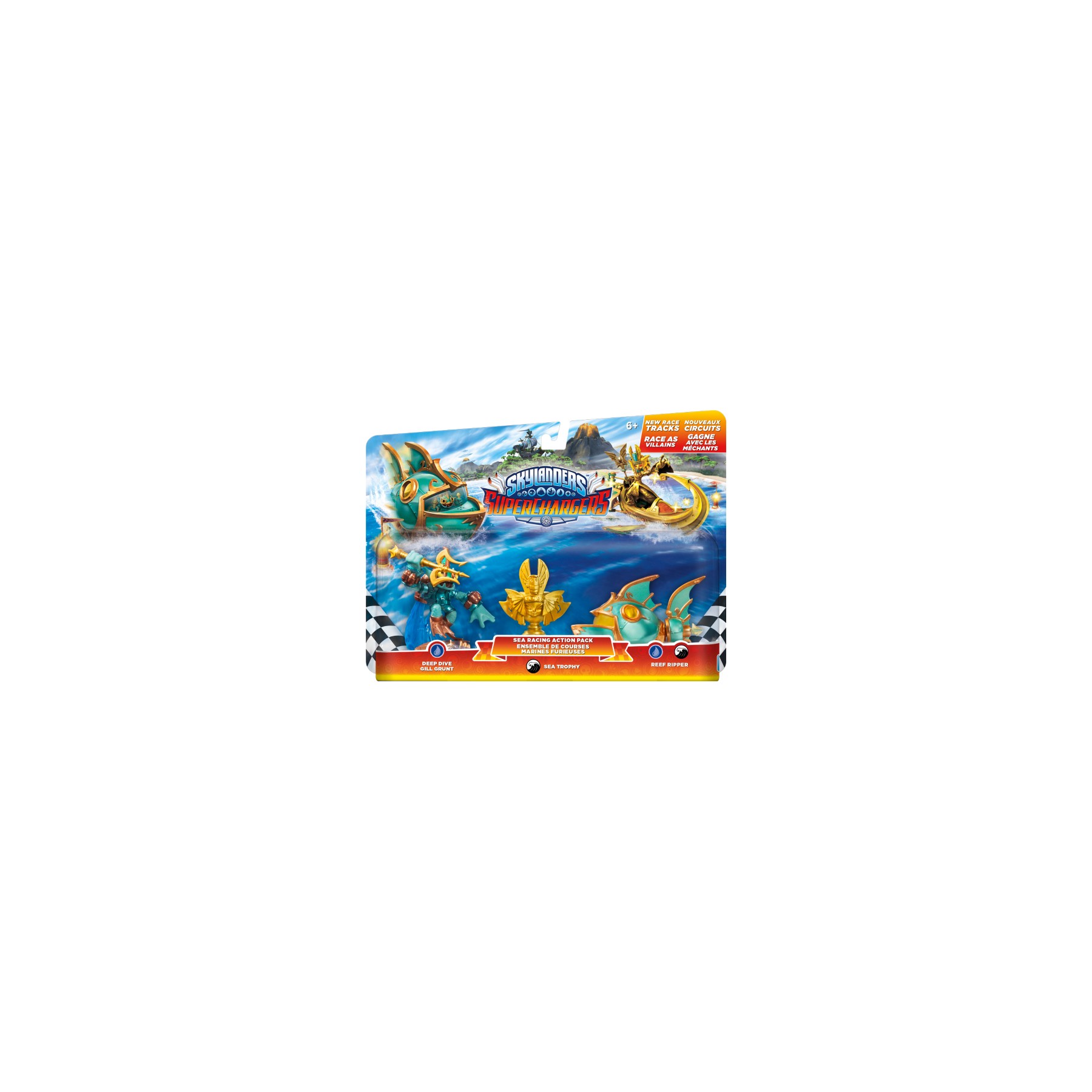 Figurine Skylanders ACTIVISION Racing Pack Mer Deep Dive Gill
