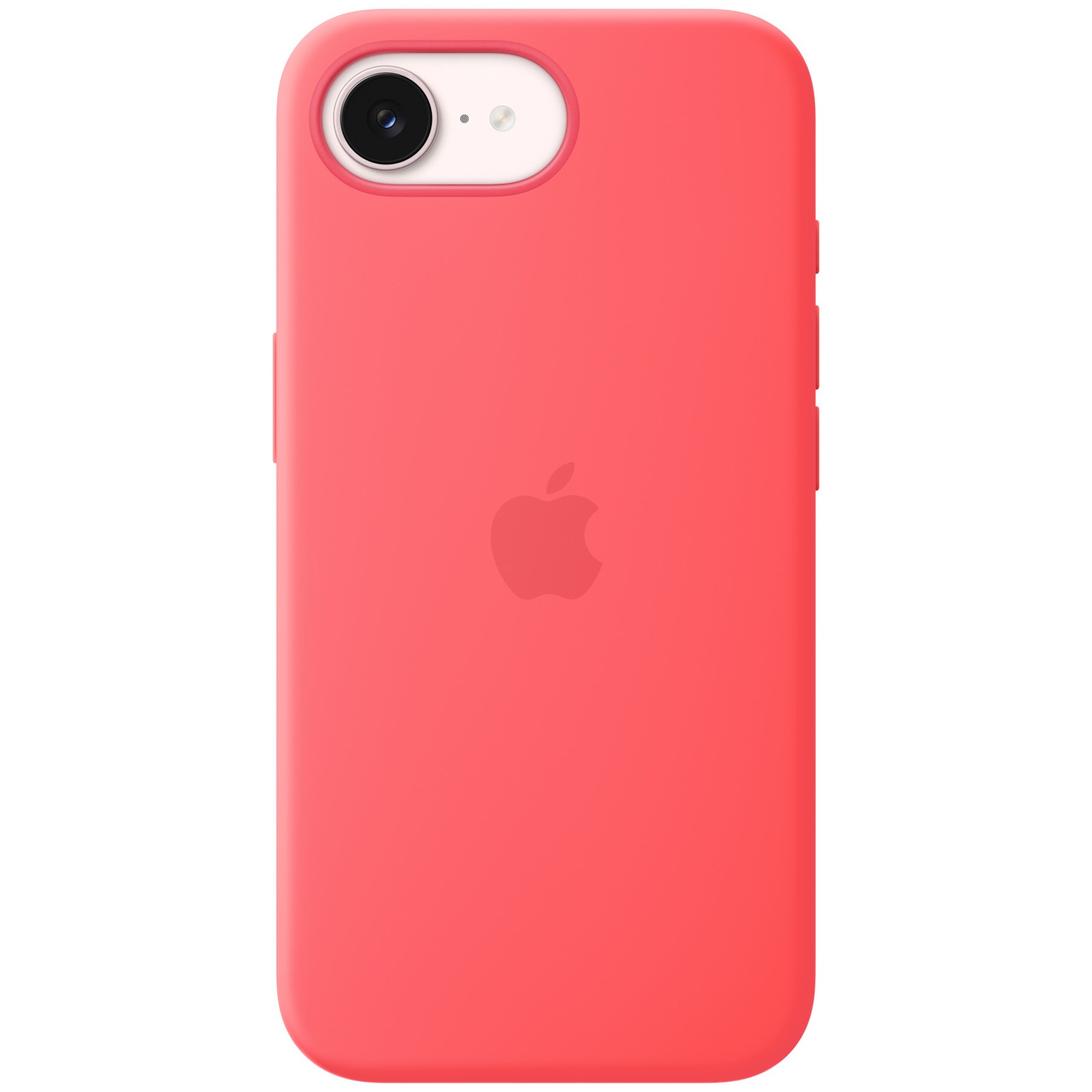 Coque APPLE iPhone 17e silicone Magsafe Rose goyave