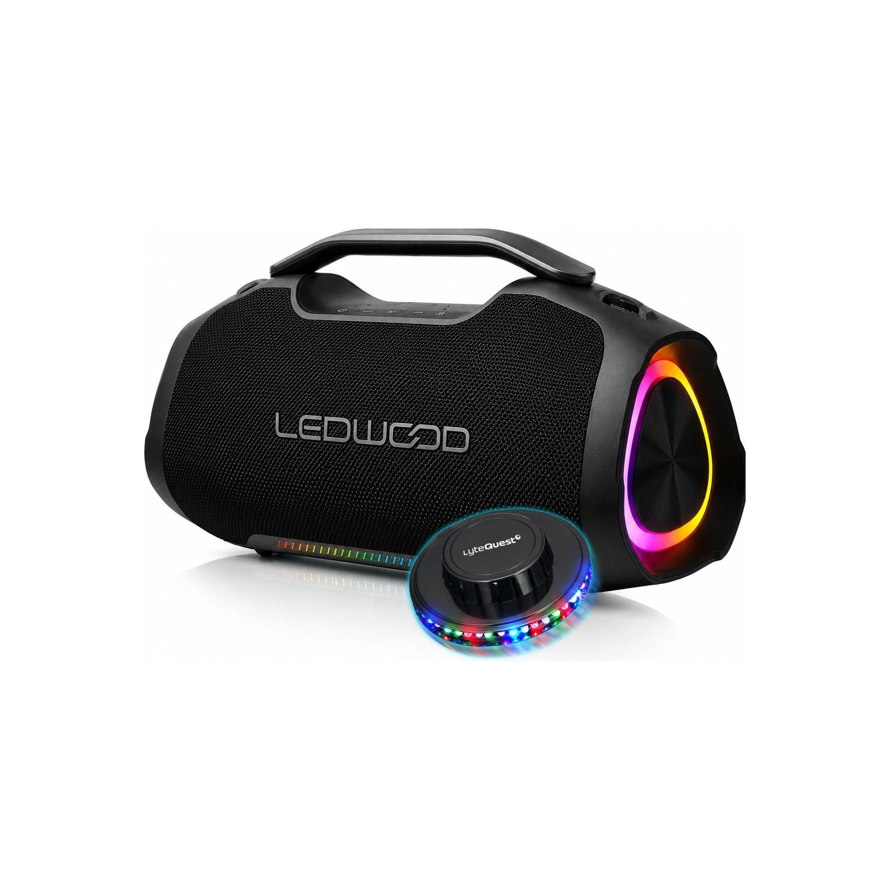 Enceinte nomade LEDWOOD XTREME 220 65W RMS IPX5 RGB TWS LED