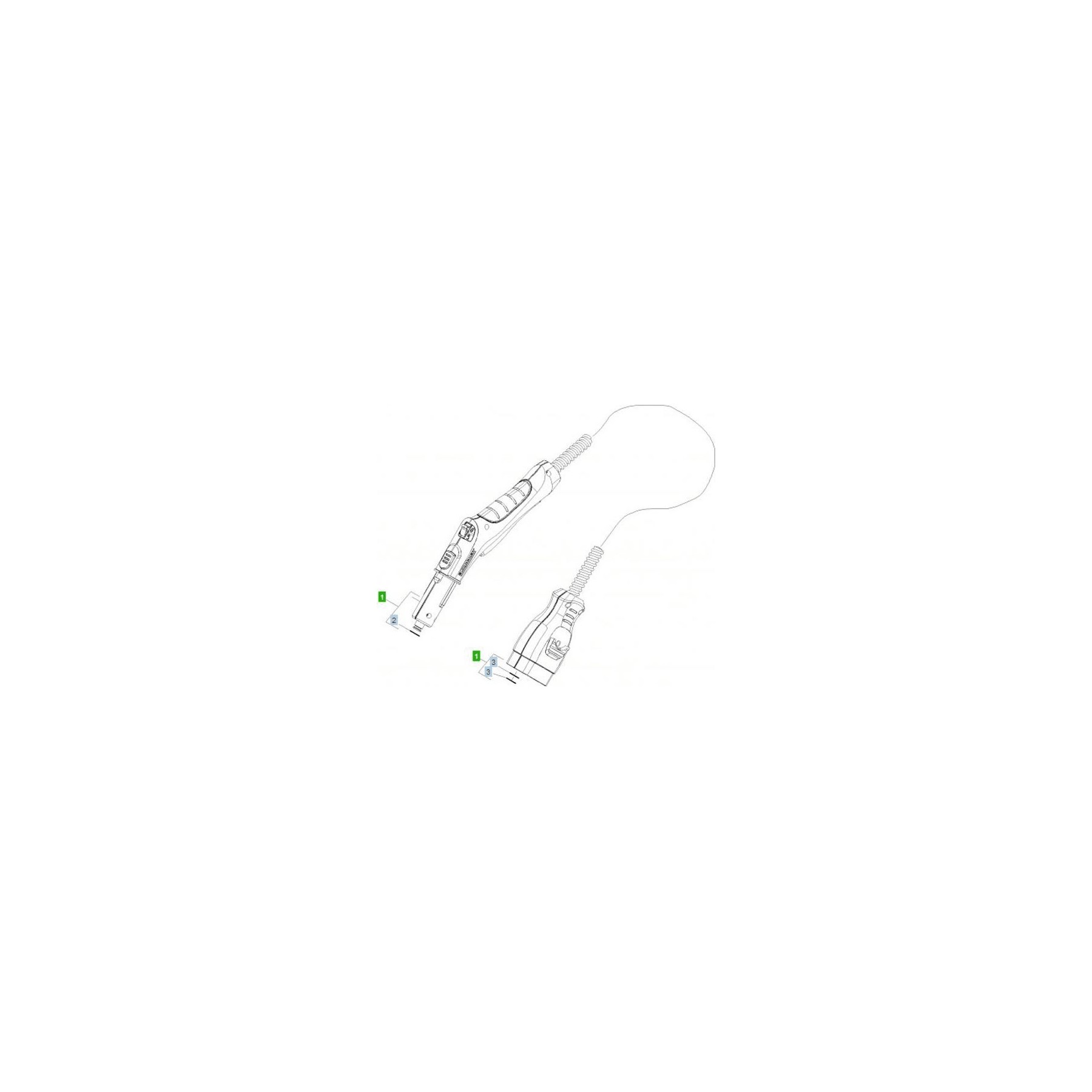 Kit de réparation KARCHER tuyau flexible de vapeur piece de rechan
