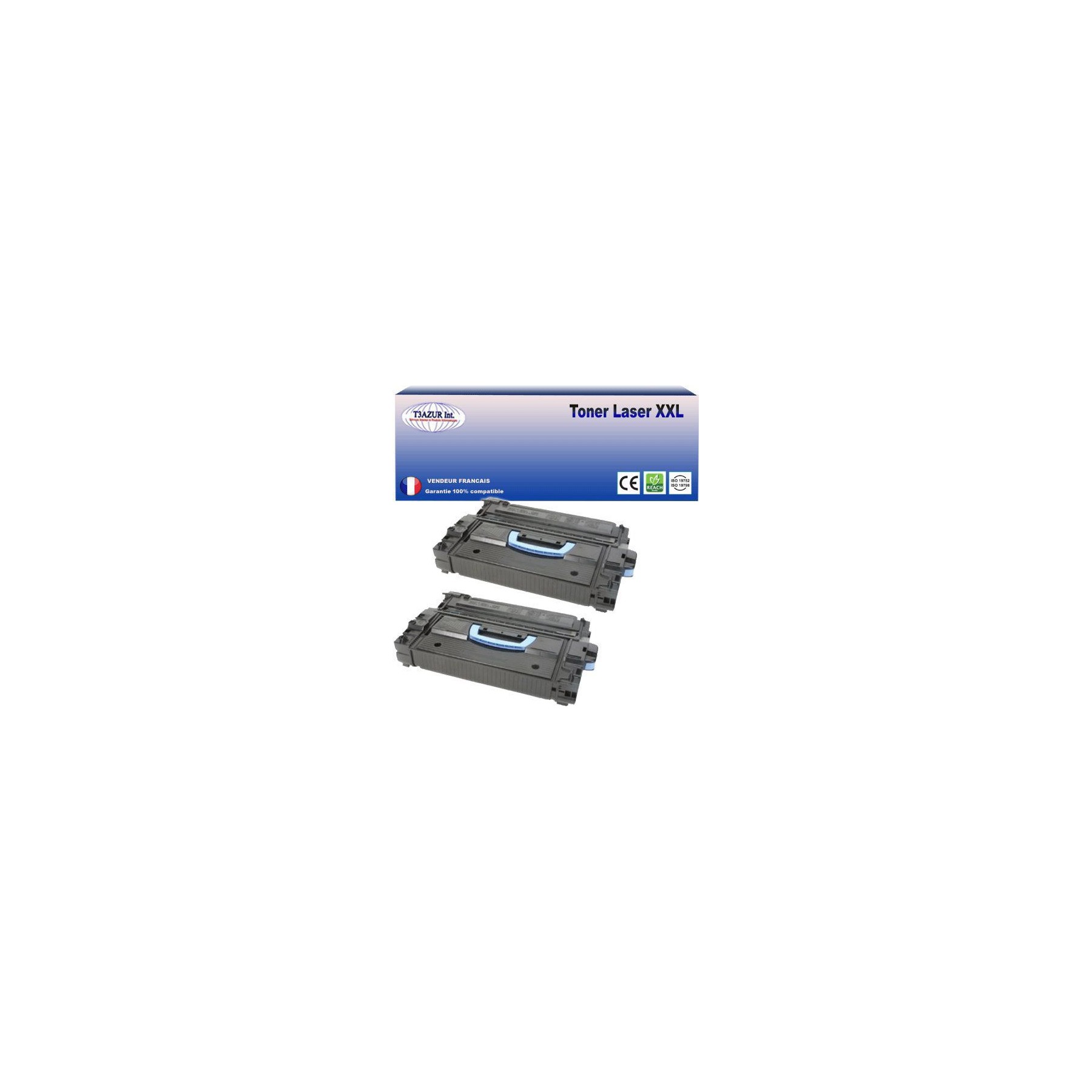 Toner T3AZUR remplace HP C8543X (43X) Noir