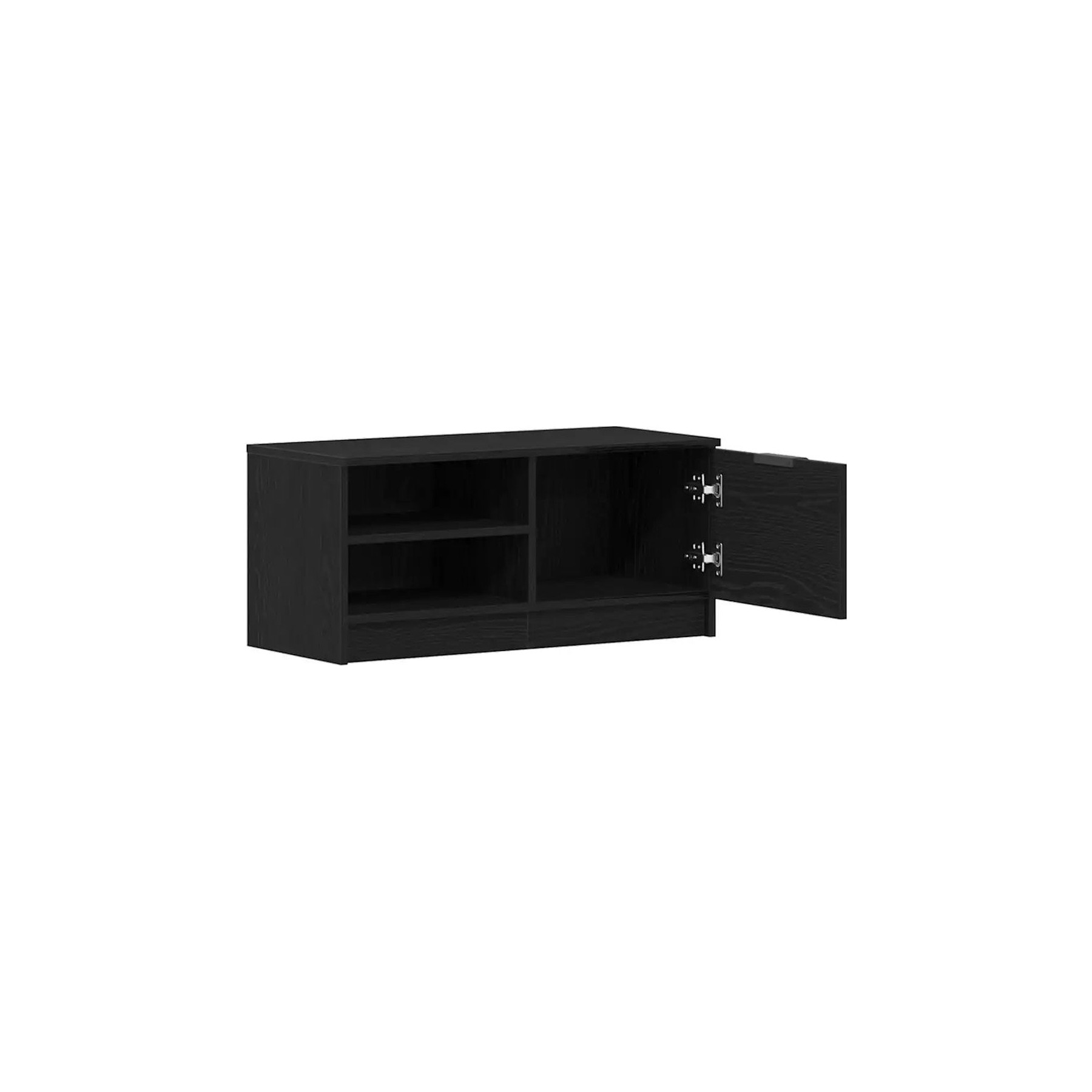 Meuble TV HELLOSHOP26 Meuble TV moderne avec rangement pratiqu