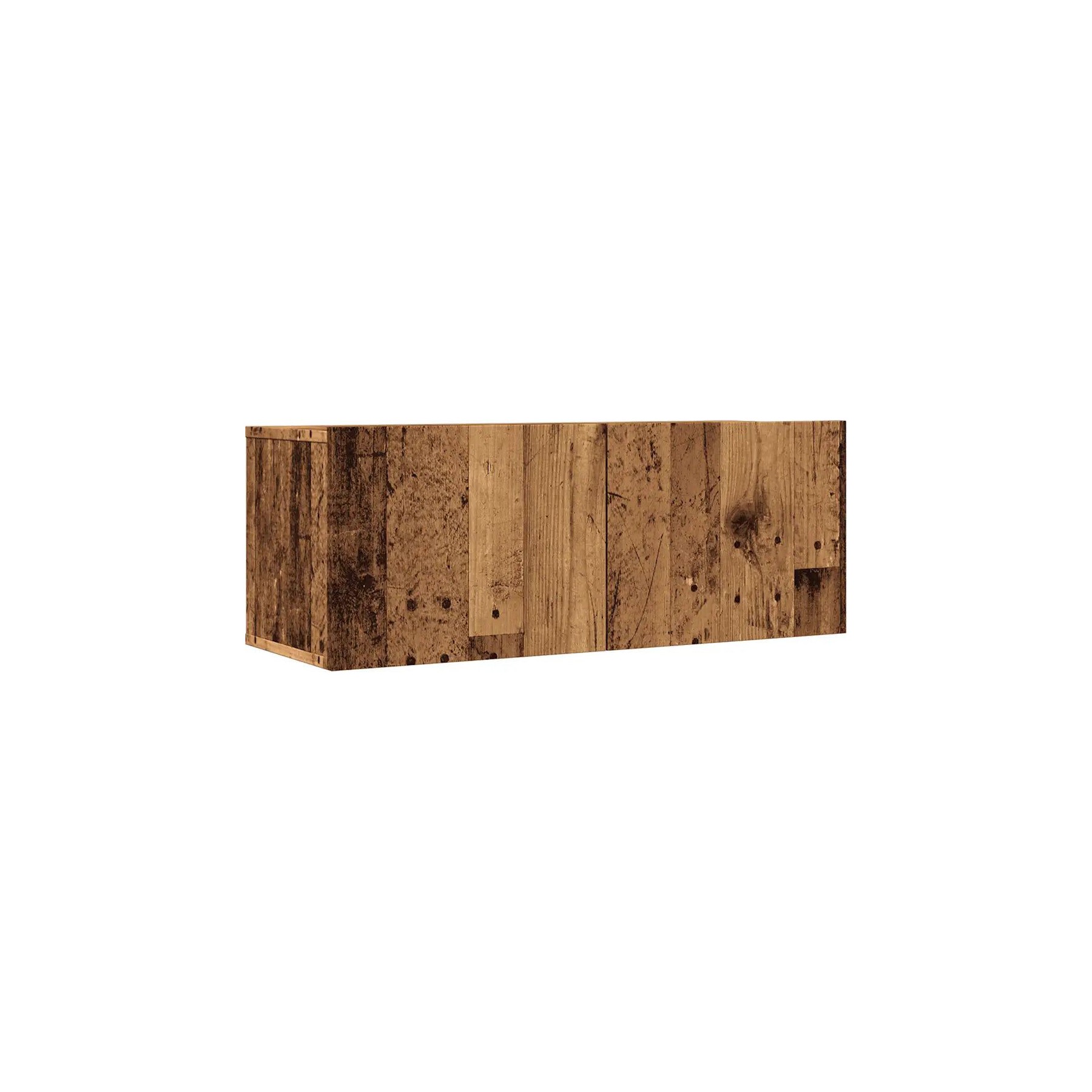 Meuble TV HELLOSHOP26 Lot de 2 meubles TV muraux design pratiq