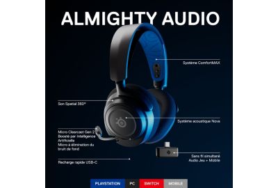 Casque gamer STEELSERIES Arctis Nova 7P