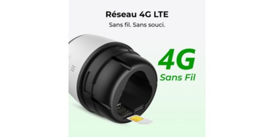 Caméra de surveillance REOLINK G330 Blanche + panneau solaire