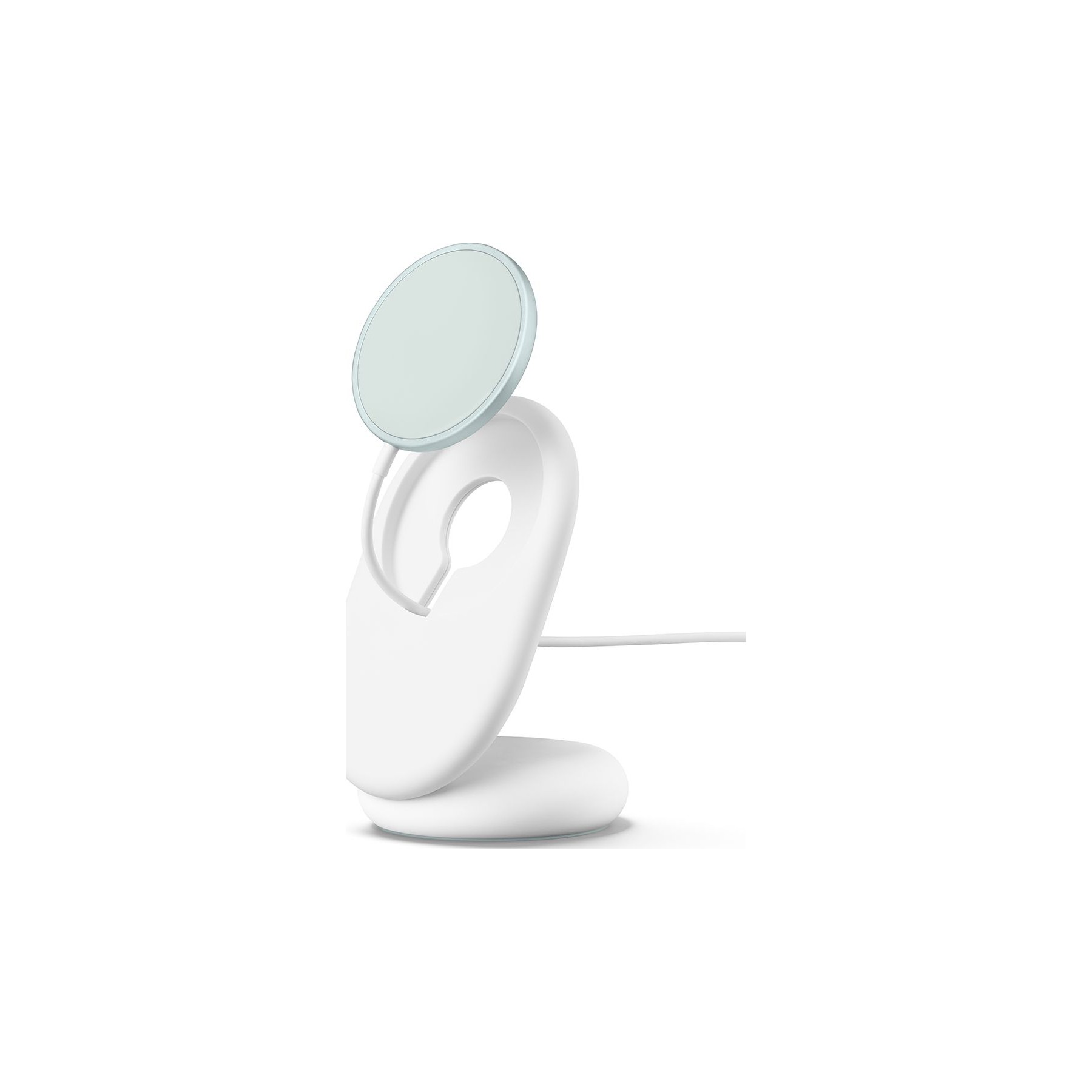 Station de charge GOOGLE Stand Qi2 Blanc