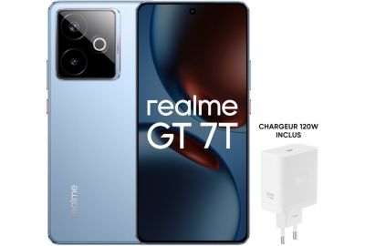 Smartphone REALME Pack GT7T Bleu 512Go + Chargeur 120W 5G