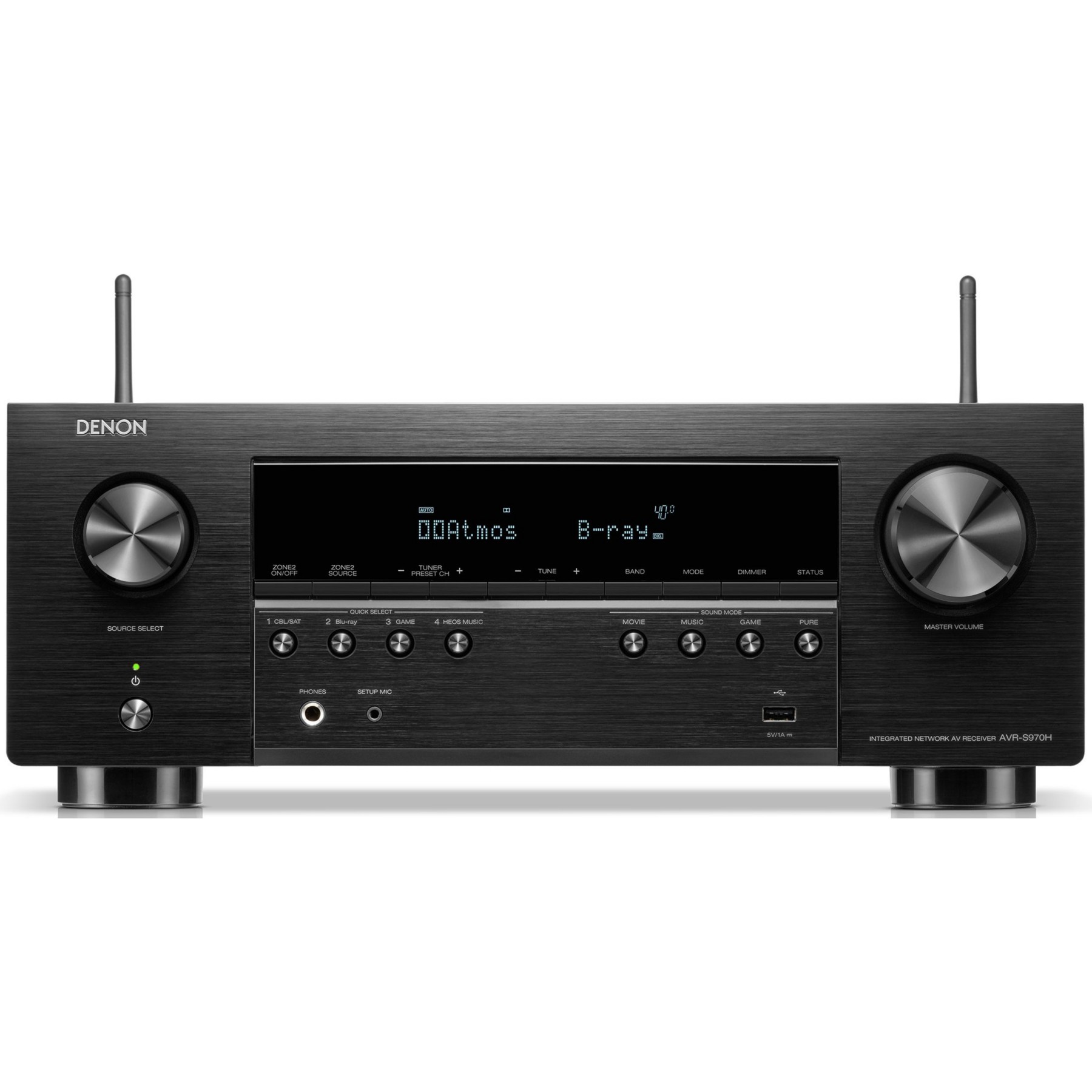 Ampli Home Cinema DENON AVR-S 970H Black