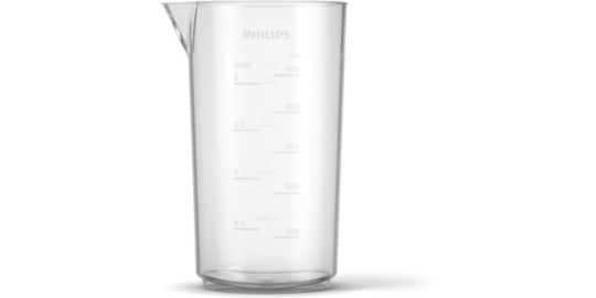 Mixeur PHILIPS HR2683/00 Mixeur plongeant ProMix Série 5000 métal/noir 1200W, 3 accessoires