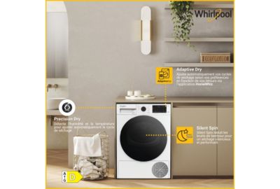 Sèche linge pompe à chaleur WHIRLPOOL CWD93MWBSFRX