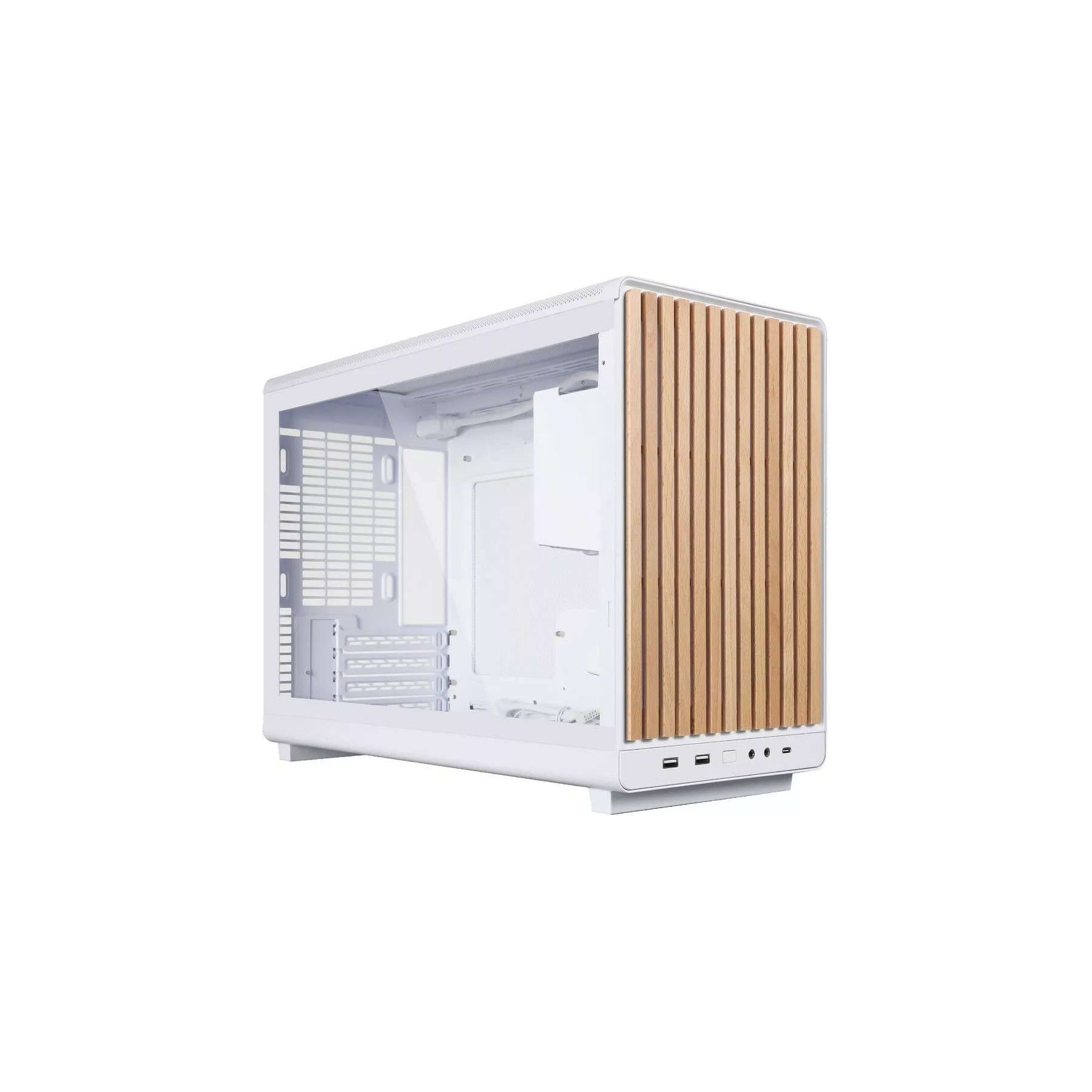 Boitier PC LIAN LI Lian Li A3-mATX Glass (Blanc/Bois clair)