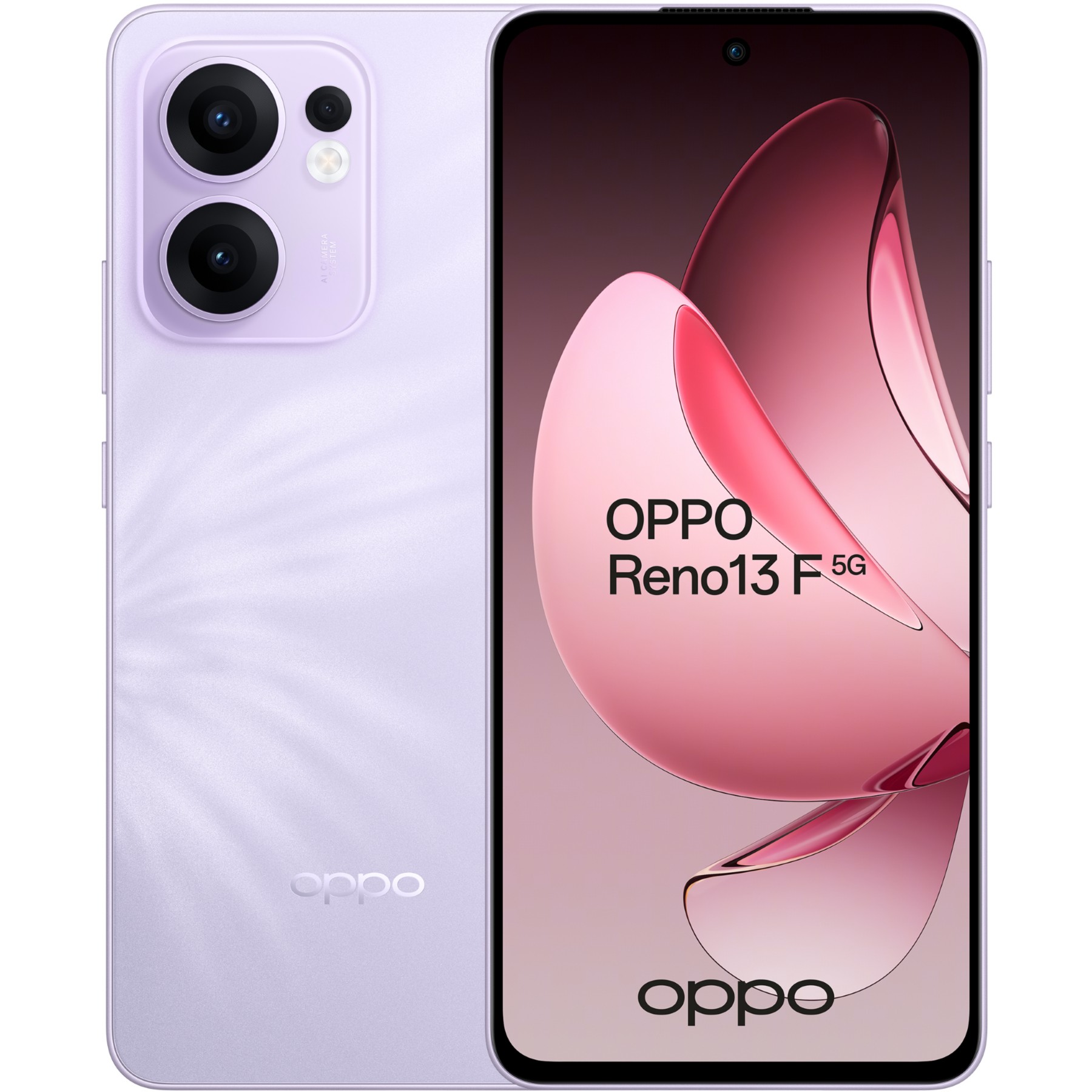 Smartphone OPPO Reno 13F 256Go Violet Plume 5G