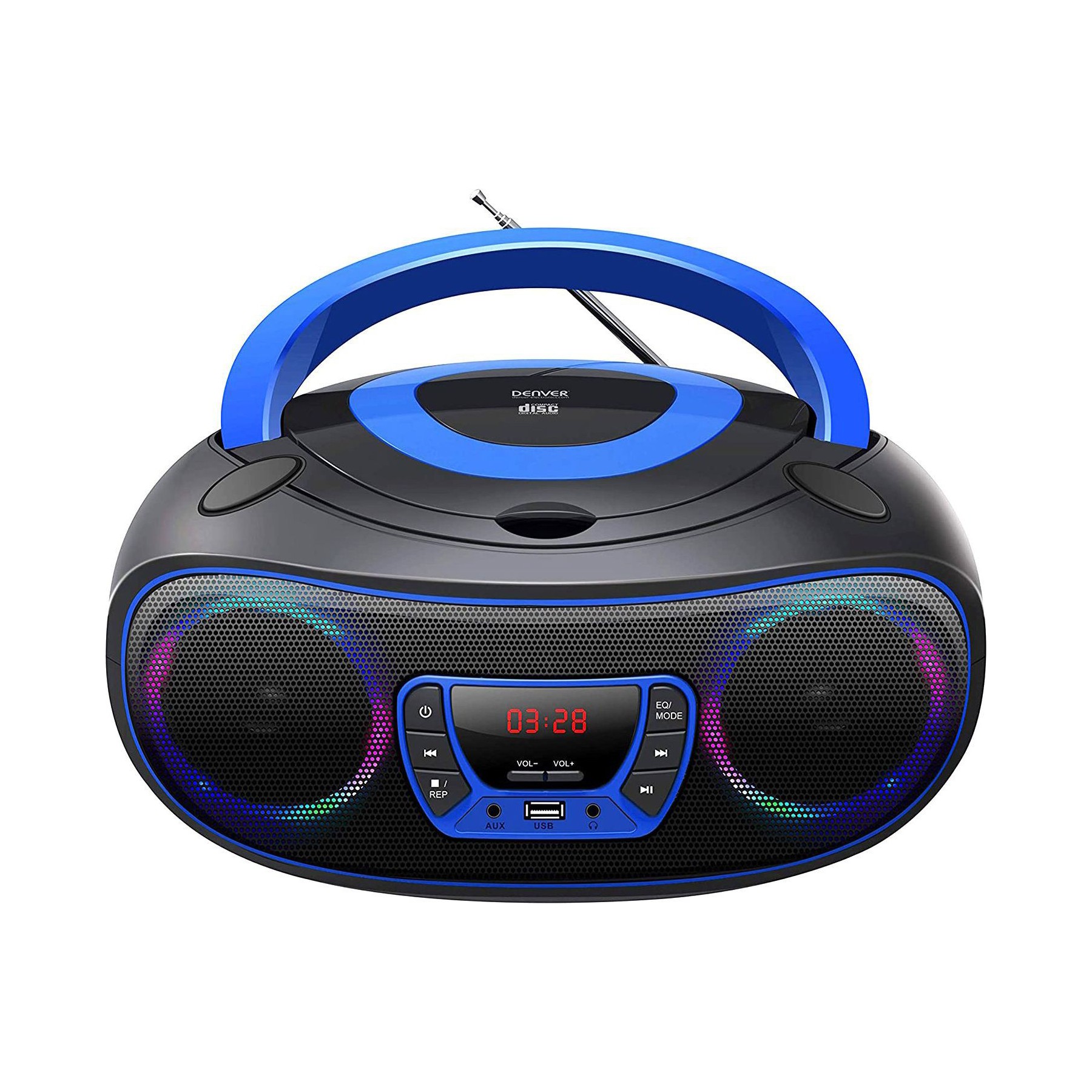 Lecteur CD DENVER Denver TCL-212BT BLUE Lecteur de CD Port