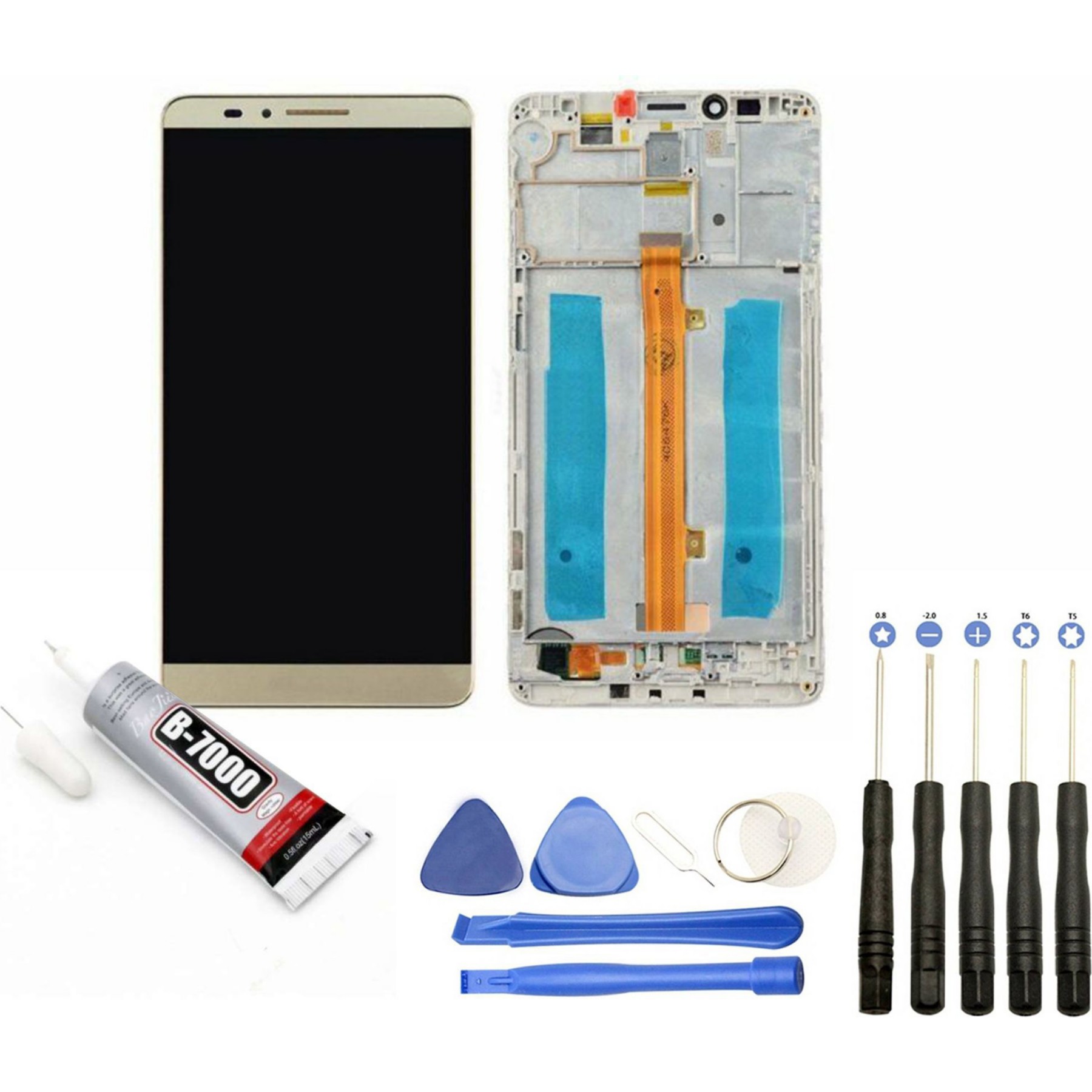 Ecran téléphone VISIODIRECT Vitre tactile +LCD pour Huawei Mate 7