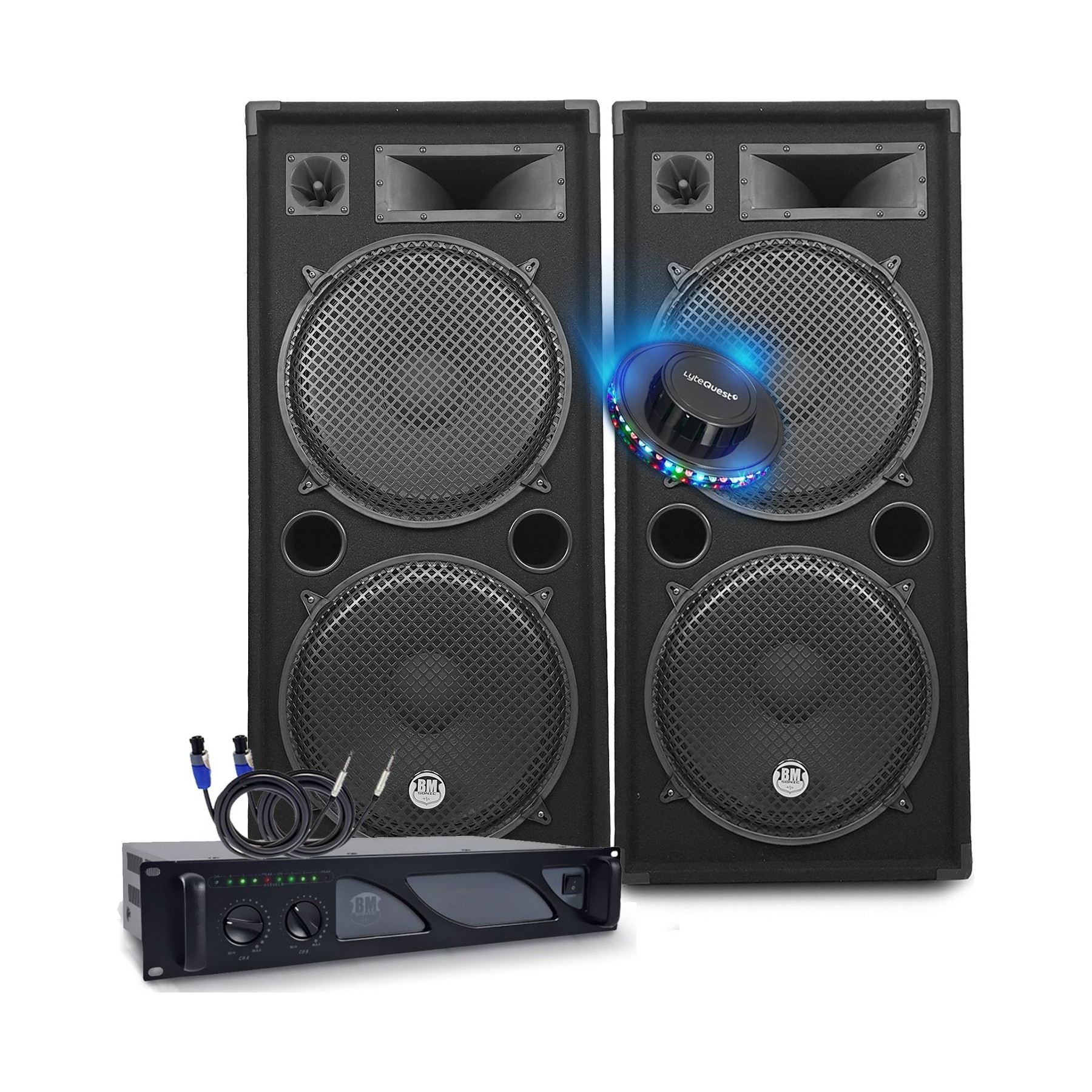 Pack sono BM SONIC Pack Sono DJ BM SONIC Amplificateur 3000