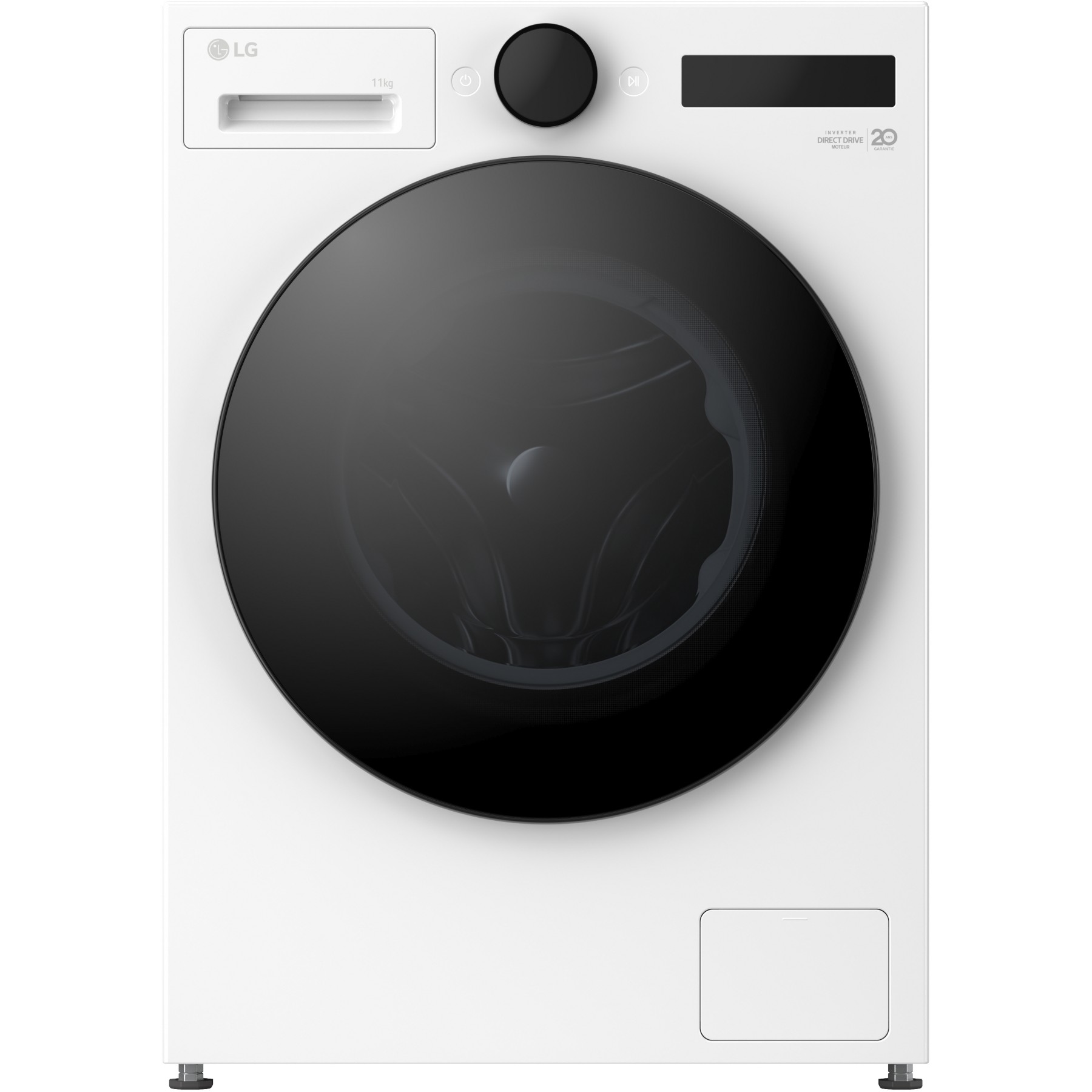 Lave linge hublot LG F14X76WHST - 11 kg - 1400 tr/min - Classe A - Direct drive - Connecté WiFi
