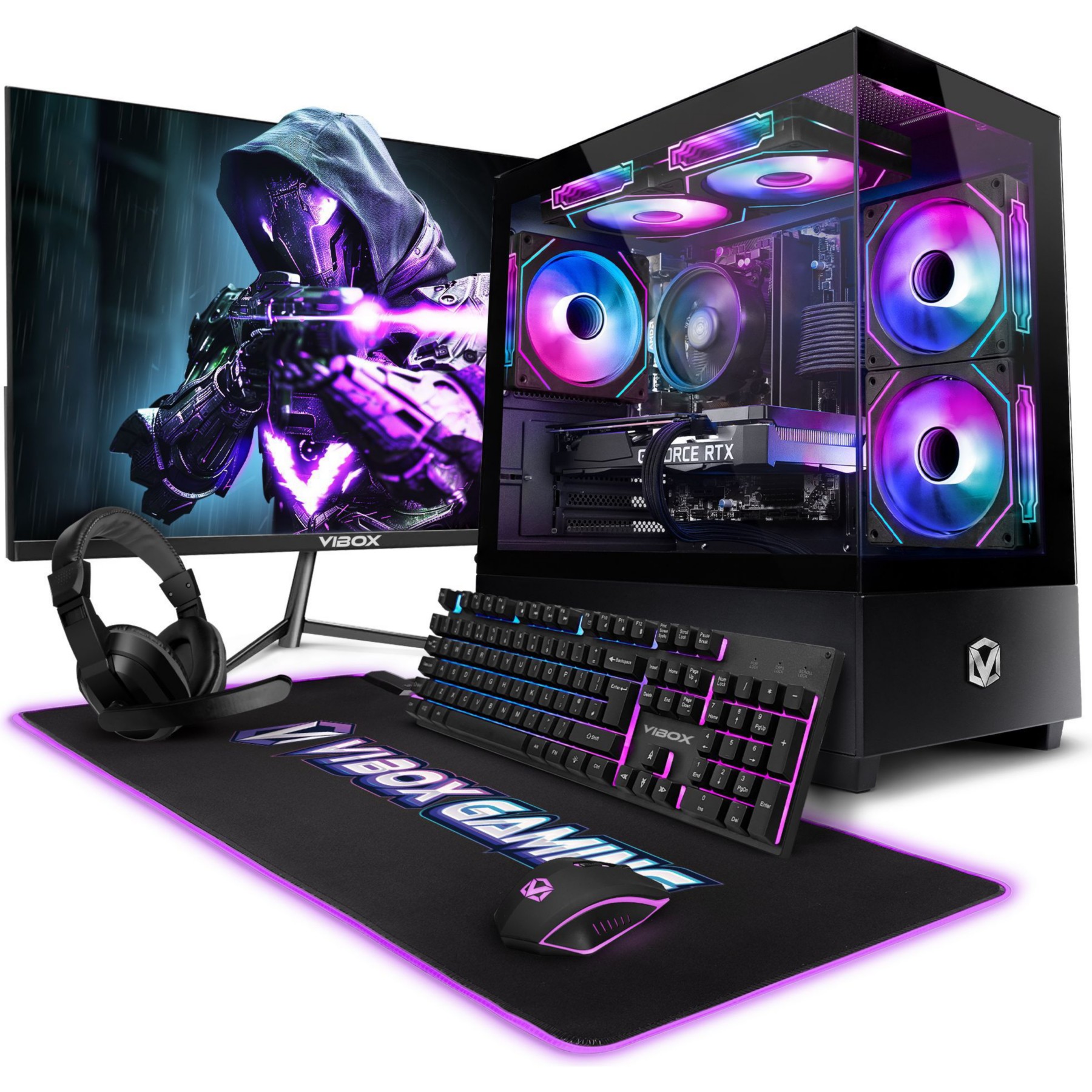 PC Gamer VIBOX 5500 • RTX 5060 • 16 Go RAM • 1 To NVMe