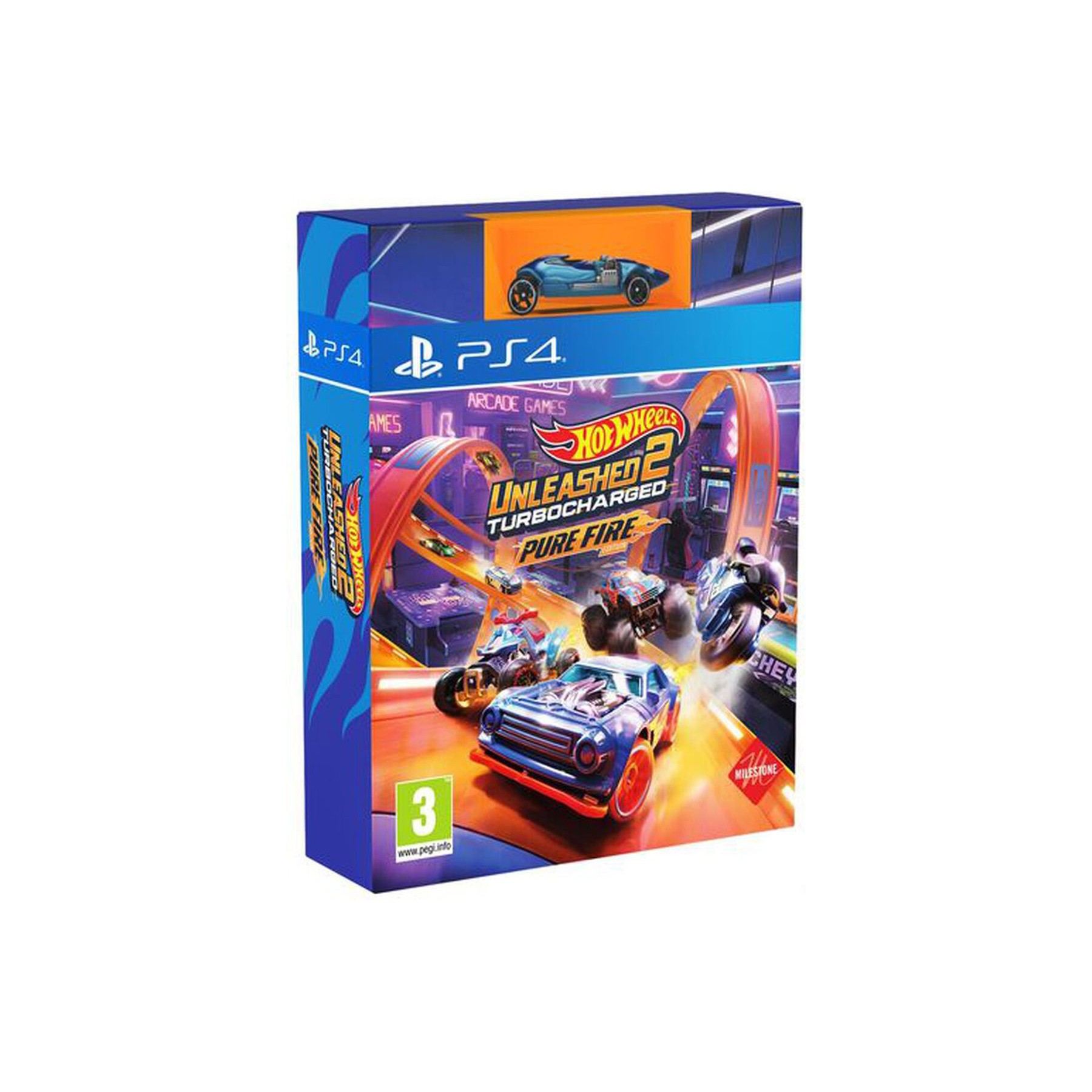 Jeu PS4 PLAION Hot Wheels Unleashed 2 Turbocharged Pure