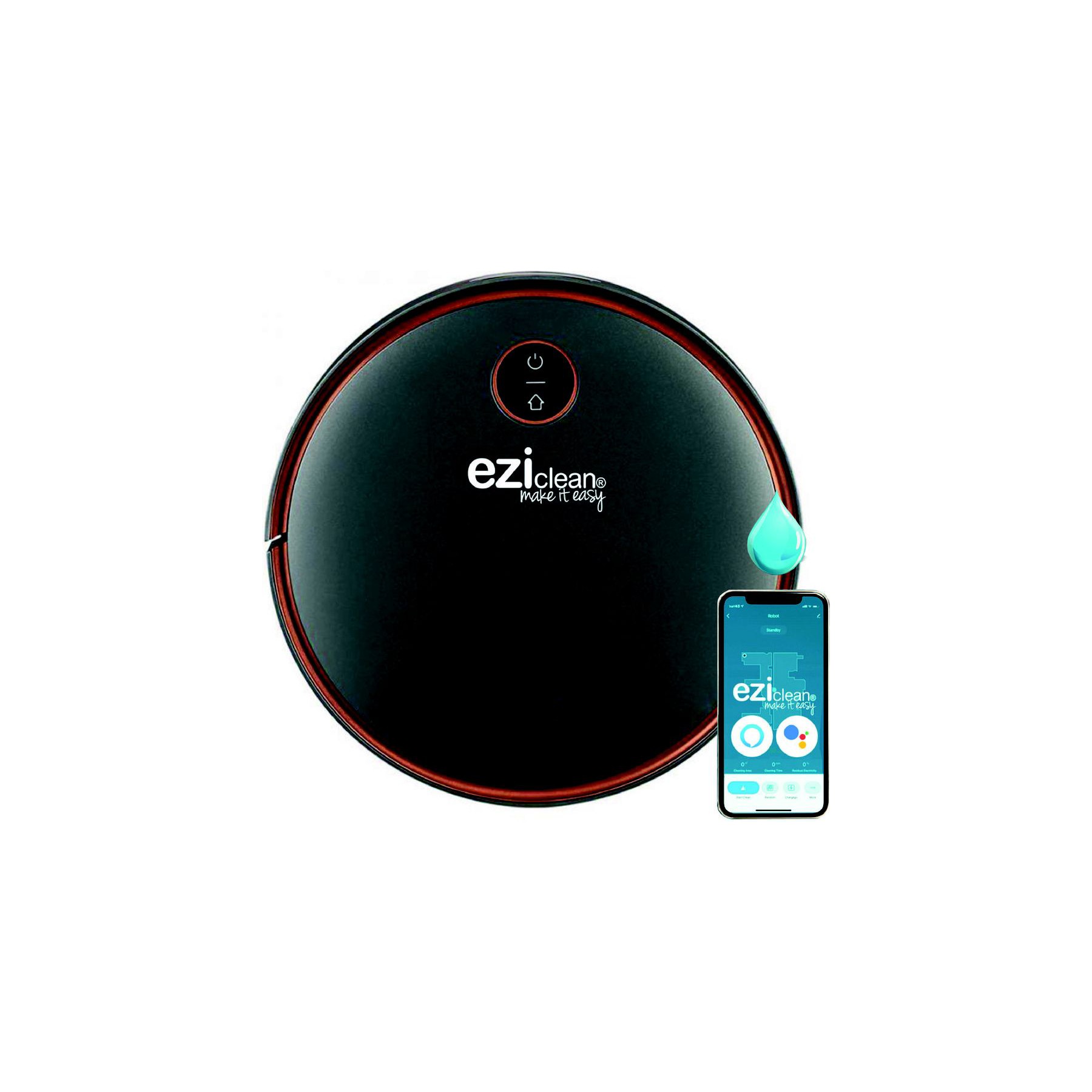 Robot Aspirateur Laveur EZICLEAN EZIclean® Aqua iMap A50