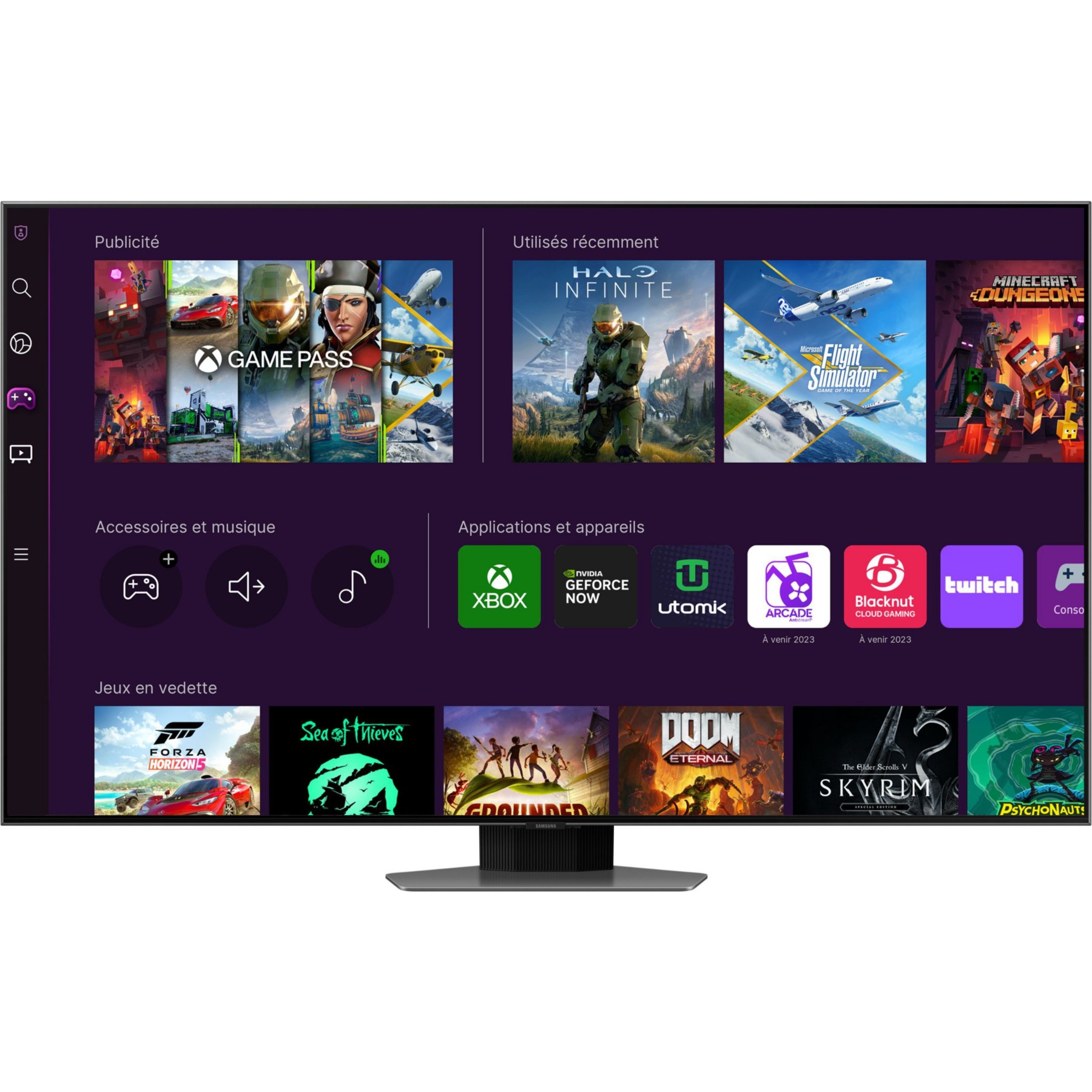 TV QLED SAMSUNG TQ75Q80C Reconditionné