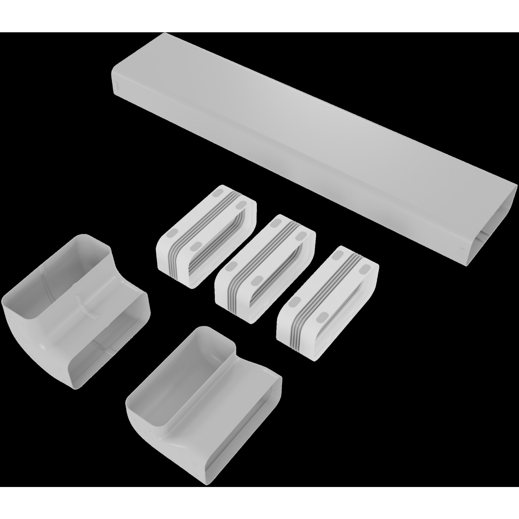 Kit cheminée évacuation HISENSE de recyclage plinthe HIH HD4006