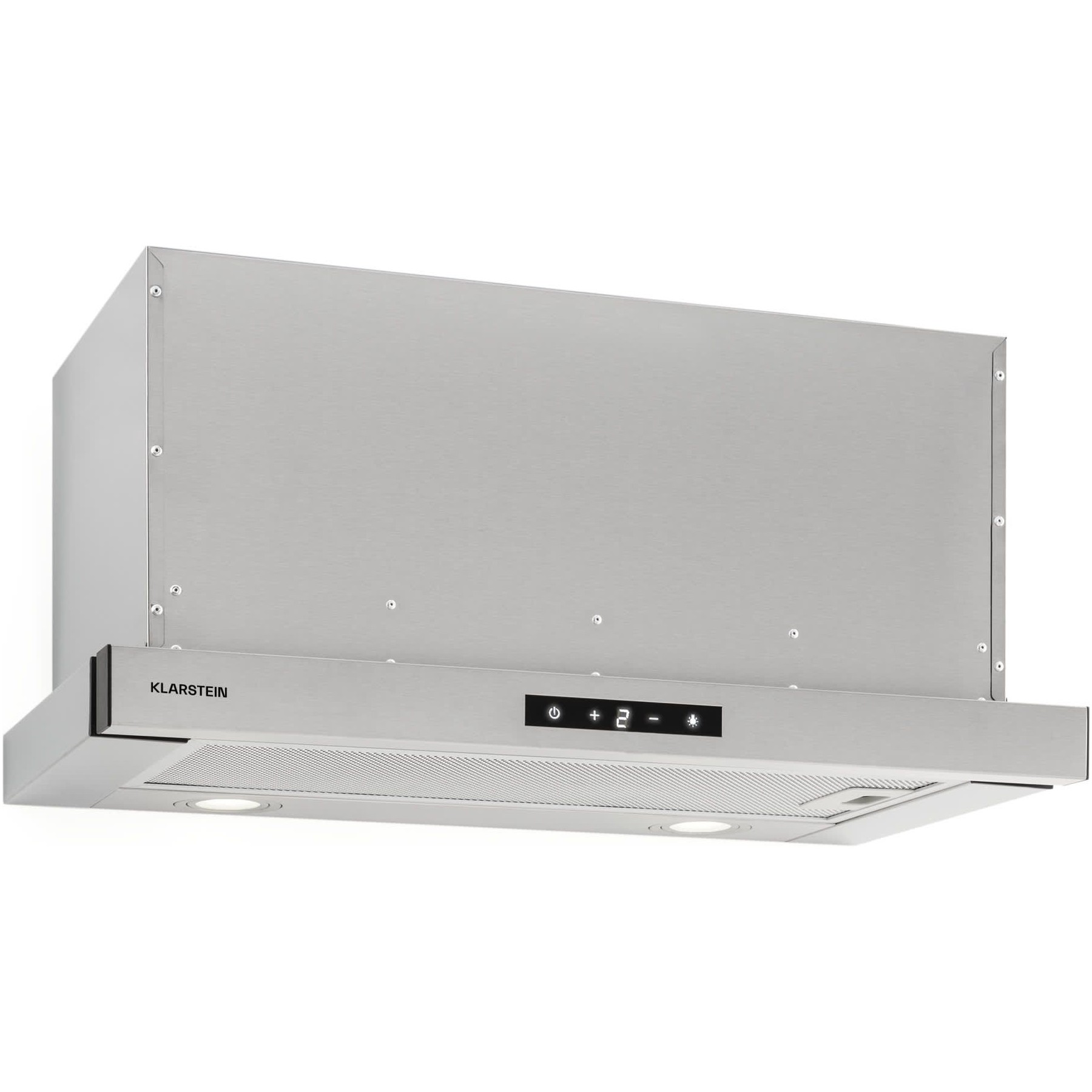 Hotte casquette KLARSTEIN Vinea casquette 60cm 610m³/h CEE A inox