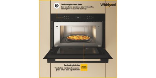 Micro ondes grill encastrable WHIRLPOOL WMD7O4TBF