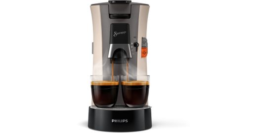 Cafetière à dosettes PHILIPS CSA240/31 senseo select nougat