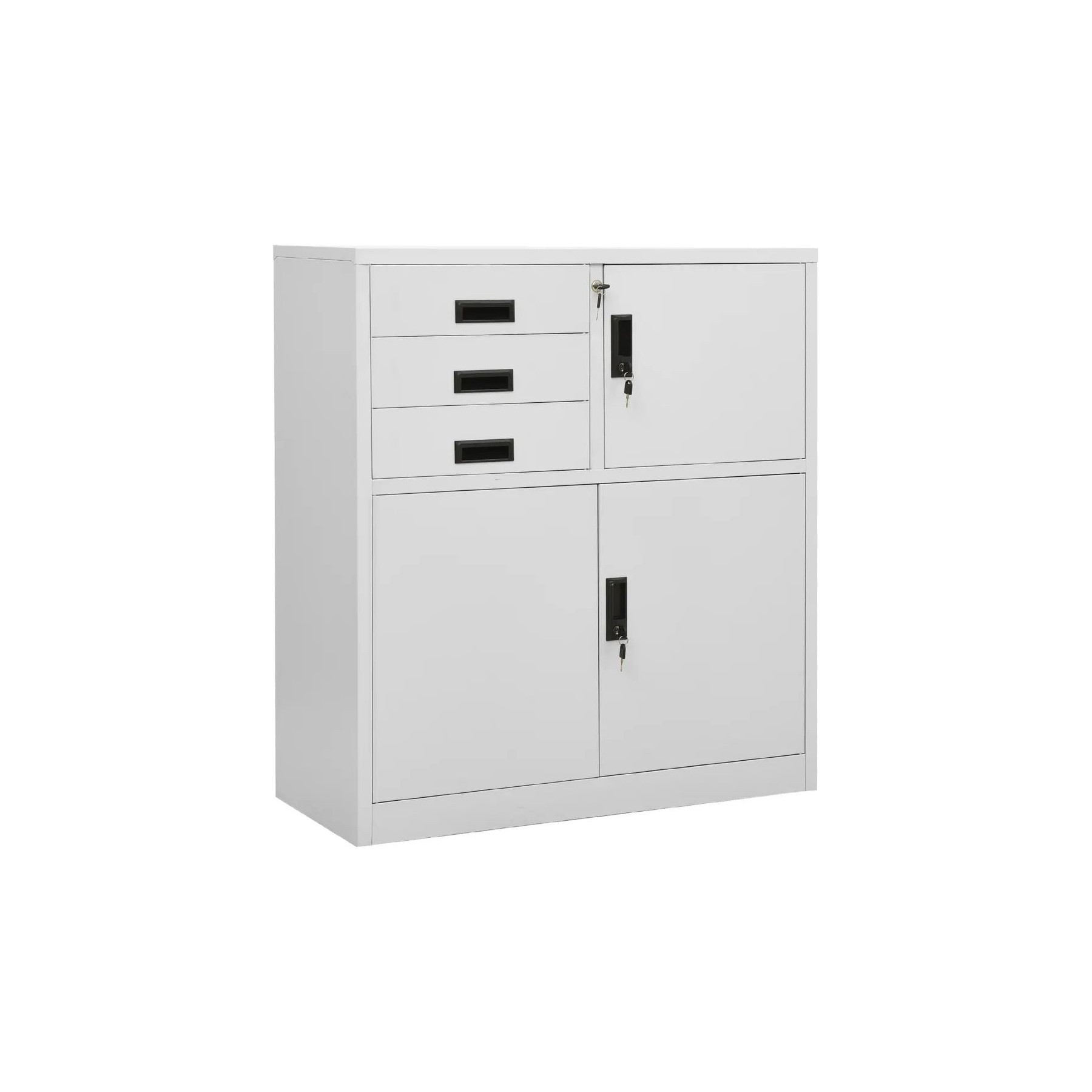 Armoire HELLOSHOP26 Armoire de bureau rangement avec étagère