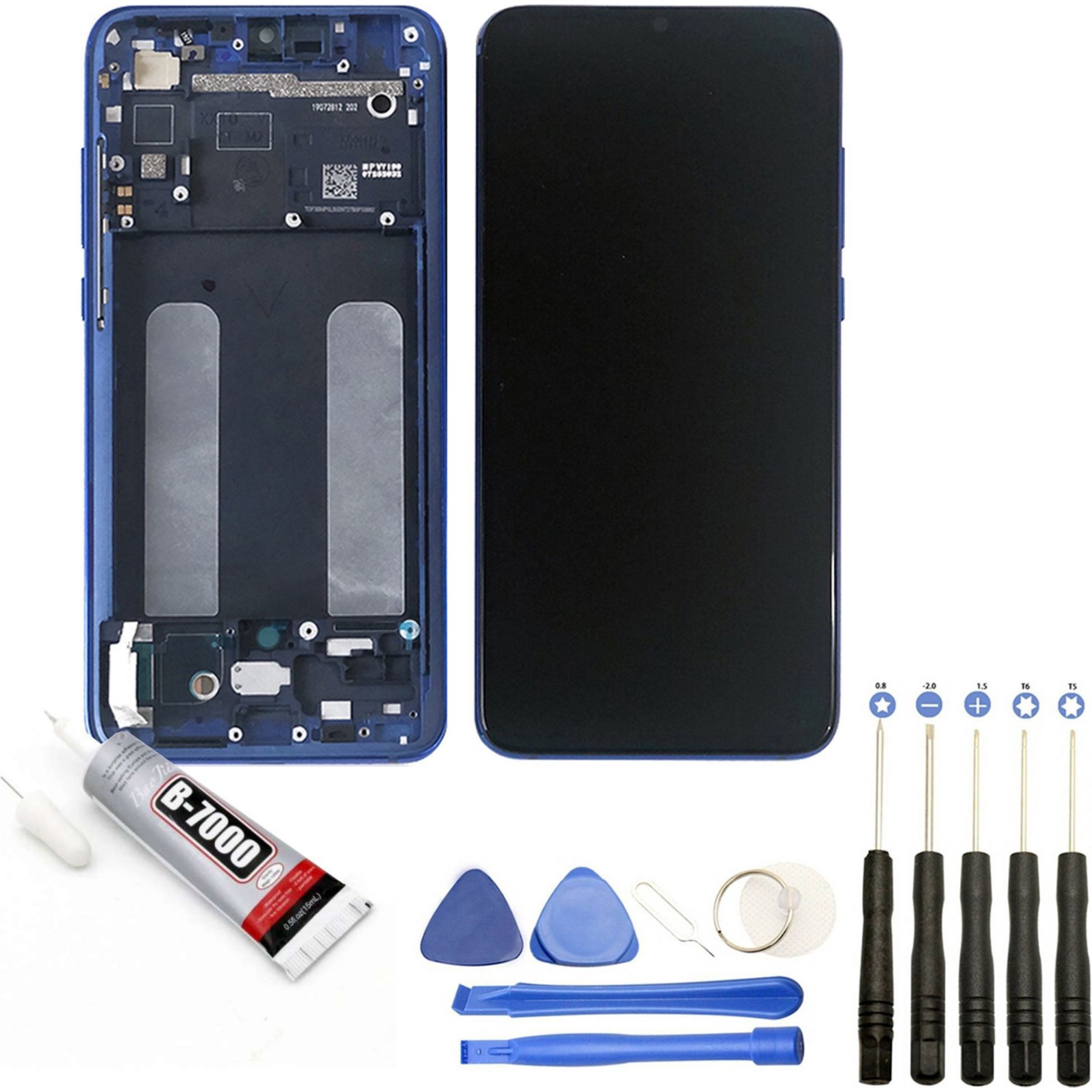Ecran téléphone VISIODIRECT Vitre tactile+ LCD pour Xiaomi Mi 9 Lite