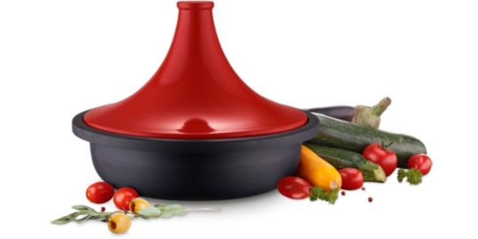 Tajine ESSENTIELB 32cm ceramique avec gants