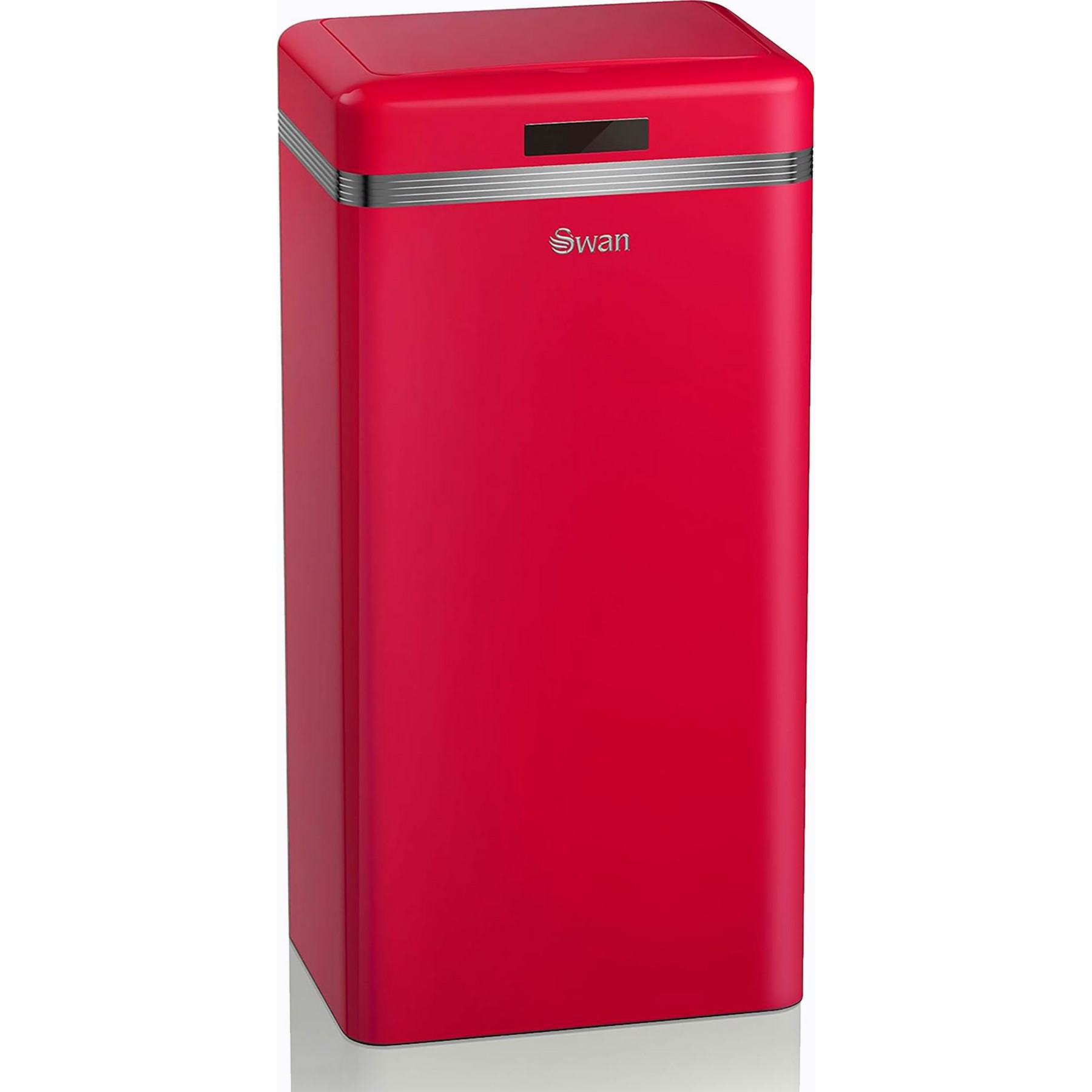 Poubelle de cuisine automatique SWAN SWKA4500RNEU Retro Poubelle, Métal, 45 L