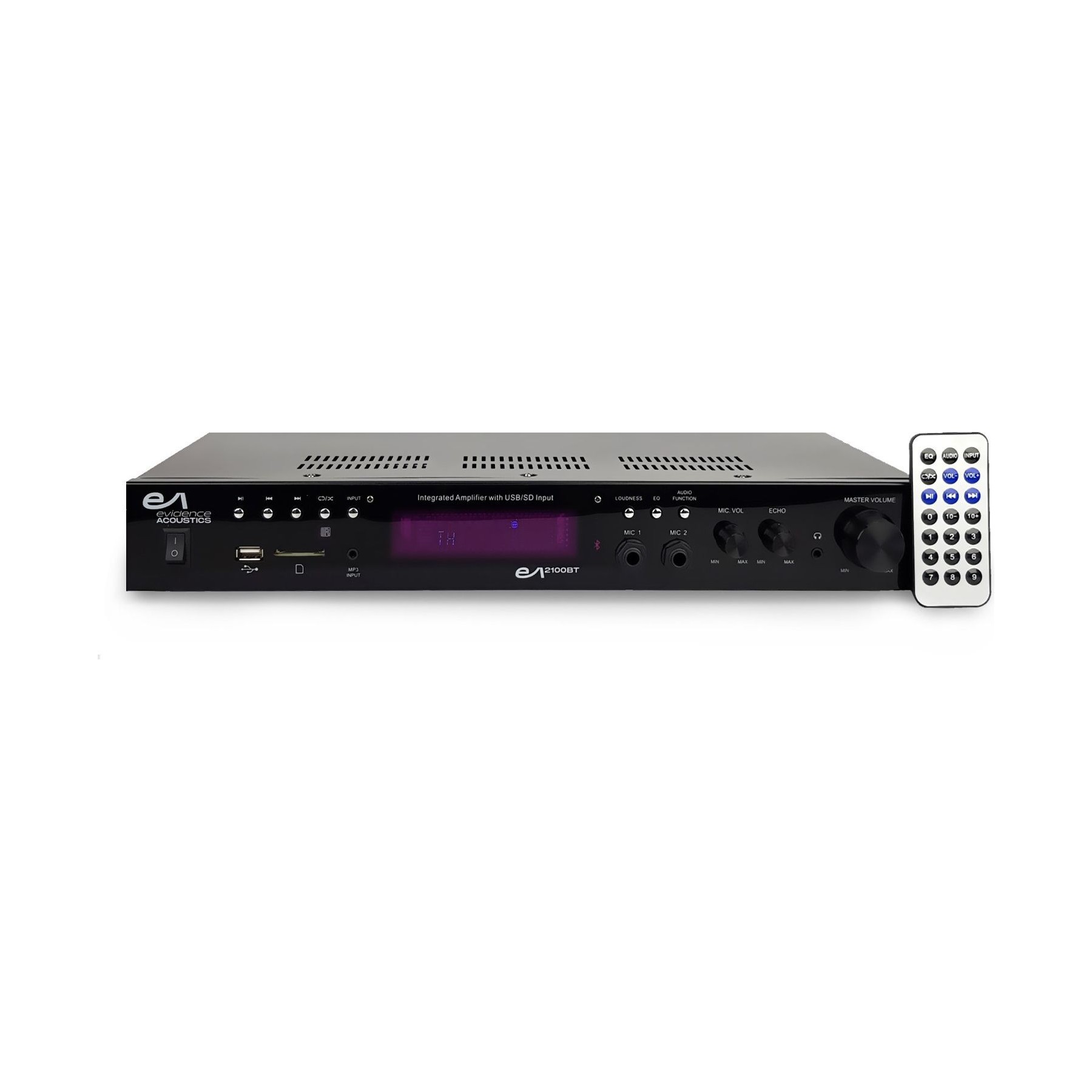 Préampli Home Cinema EVIDENCE ACOUSTICS EA-2100-BT  2x50W USB SD BT FM