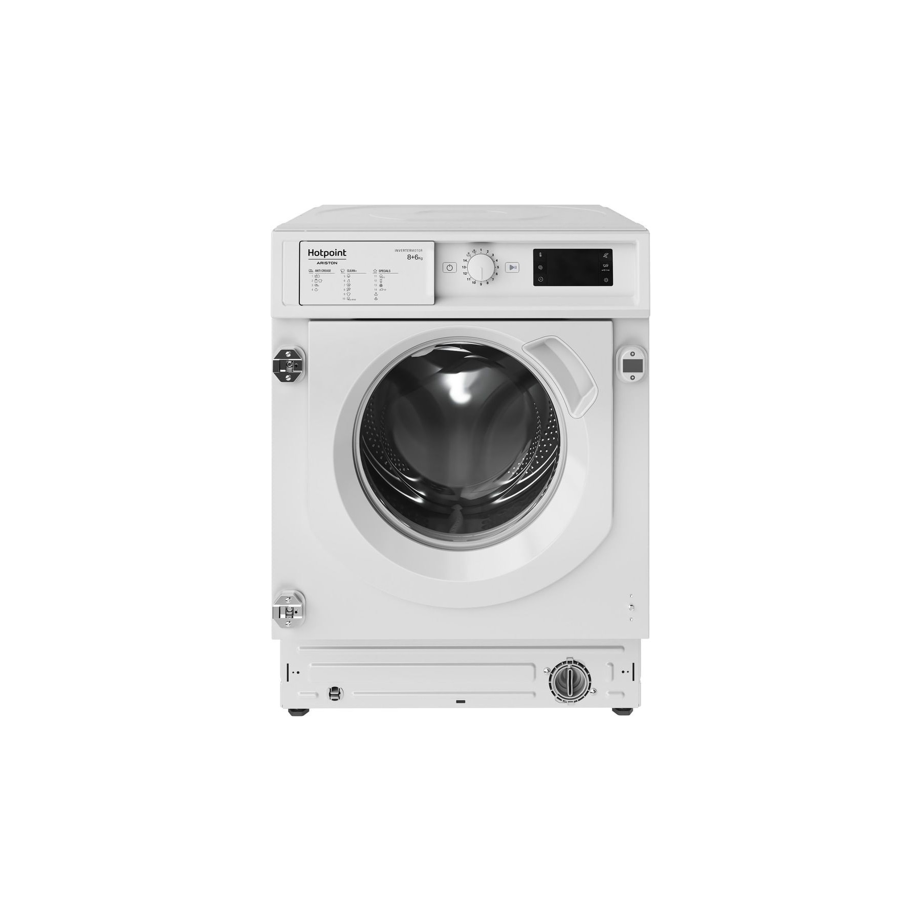 Lave linge séchant hublot encastrable HOTPOINT BIWDHG861485EU