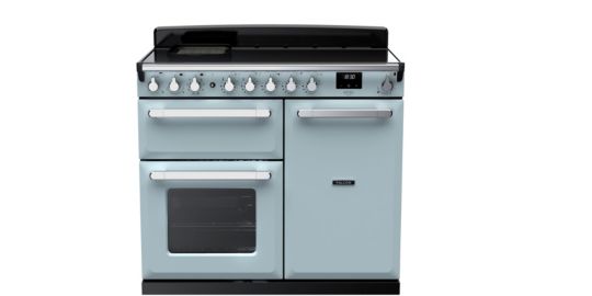 Piano de cuisson induction FALCON ESTEL DELUXE TAB IND 100 CM BLEU PASTEL