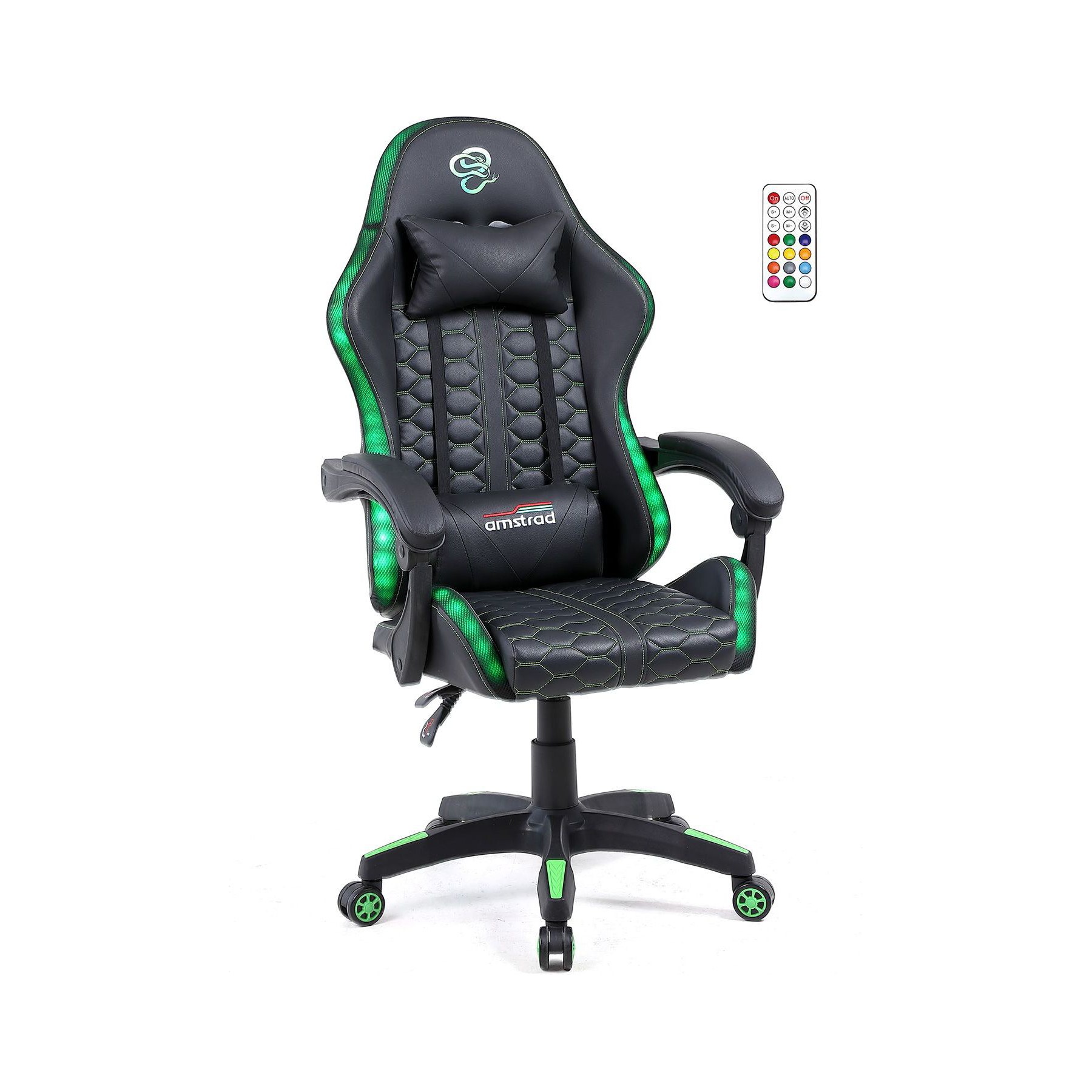 Chaise gaming AMSTRAD LED-VENOM