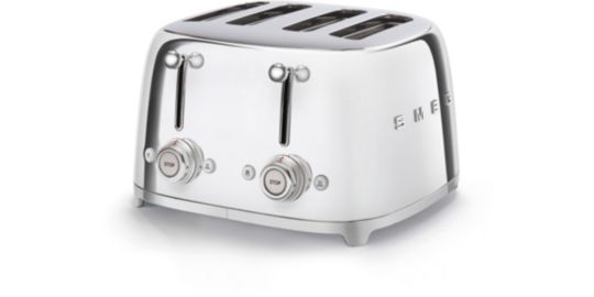 Grille-pain SMEG TSF03SSEU Toaster 4 tranches Chrome