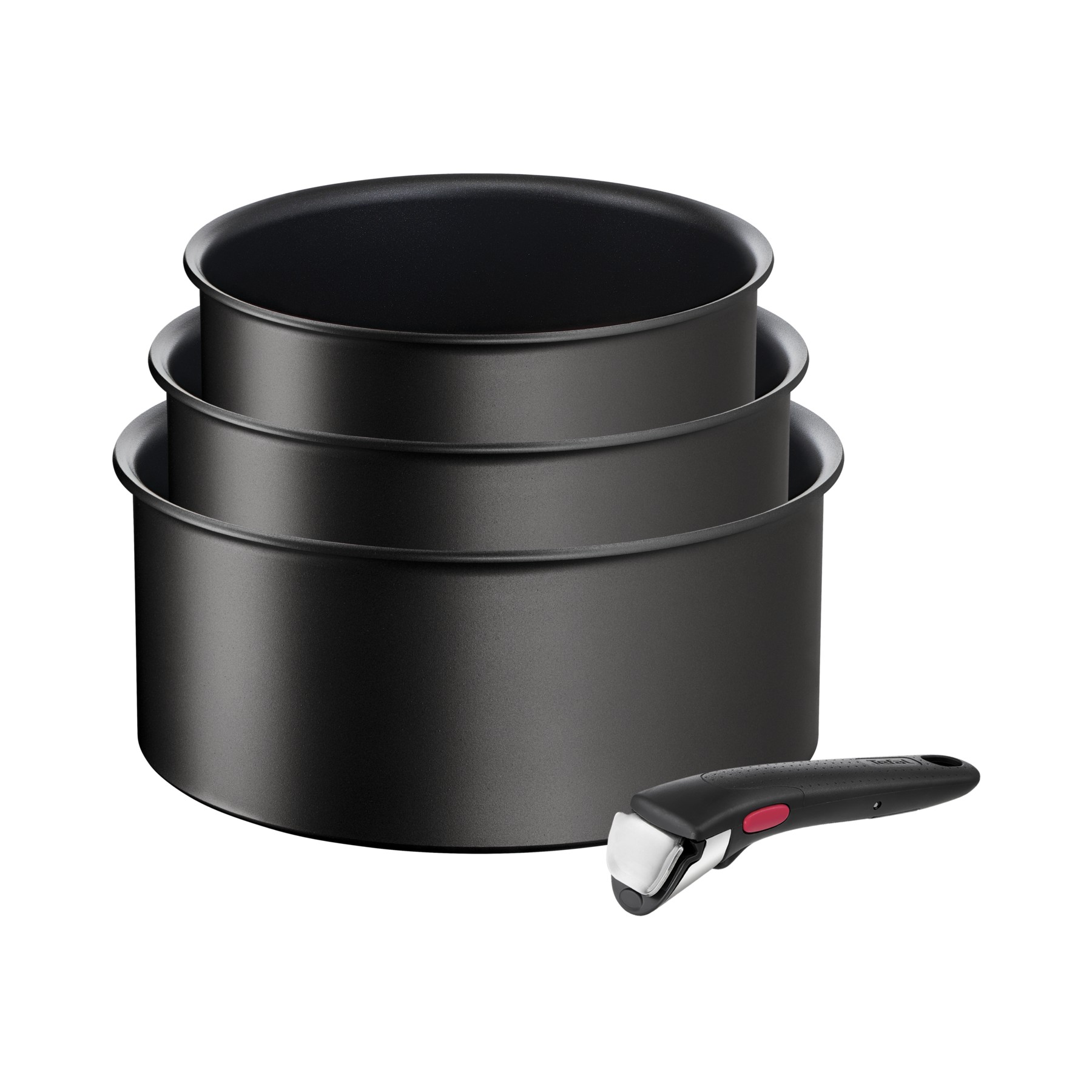 Batterie de cuisine TEFAL Ingenio Eco Resist 3 casseroles+poignée